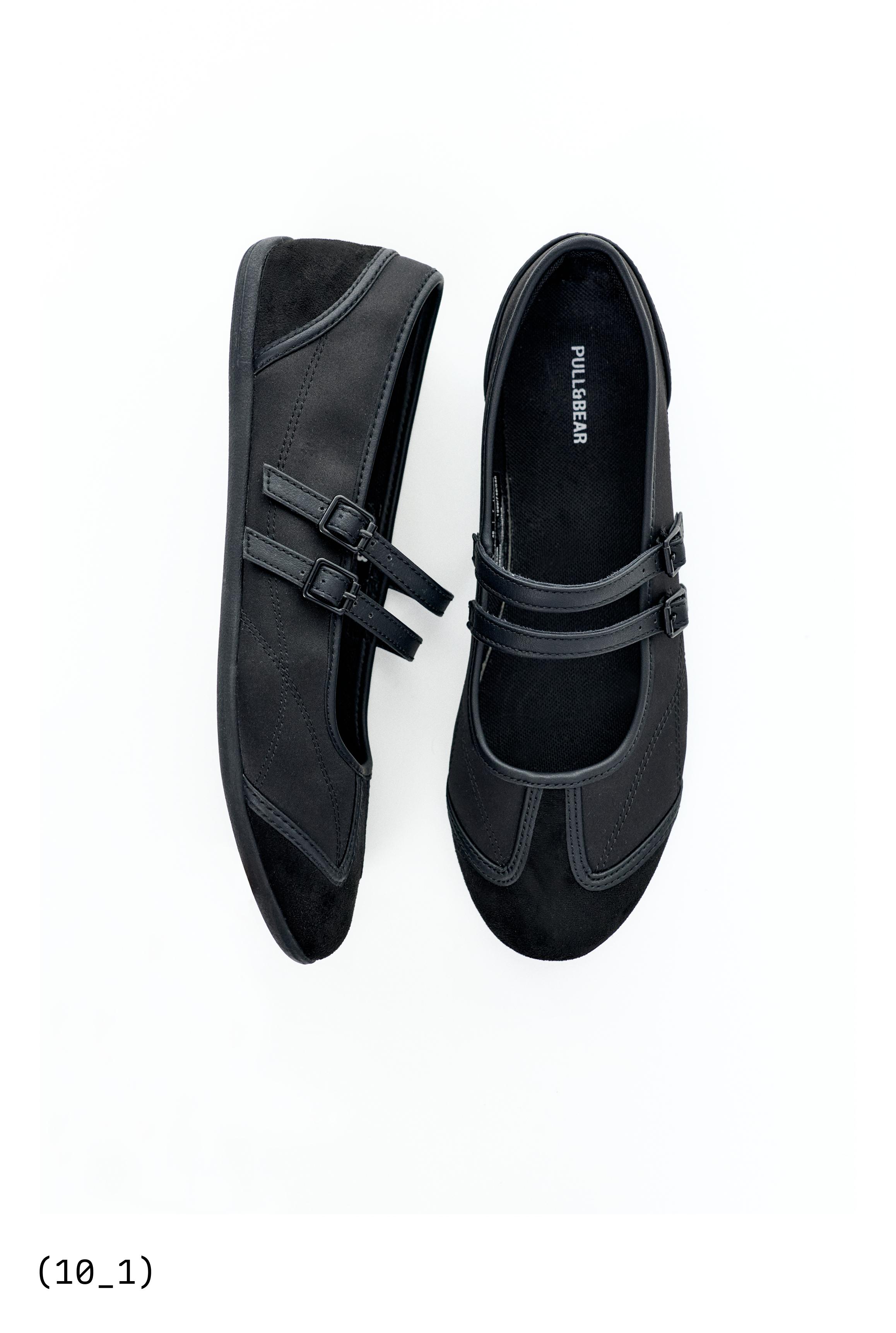 Sports ballet flats — Black