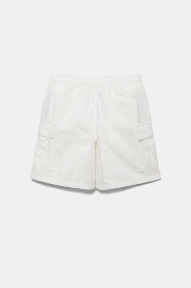 Ripstop cargo Bermuda shorts — Off white 7