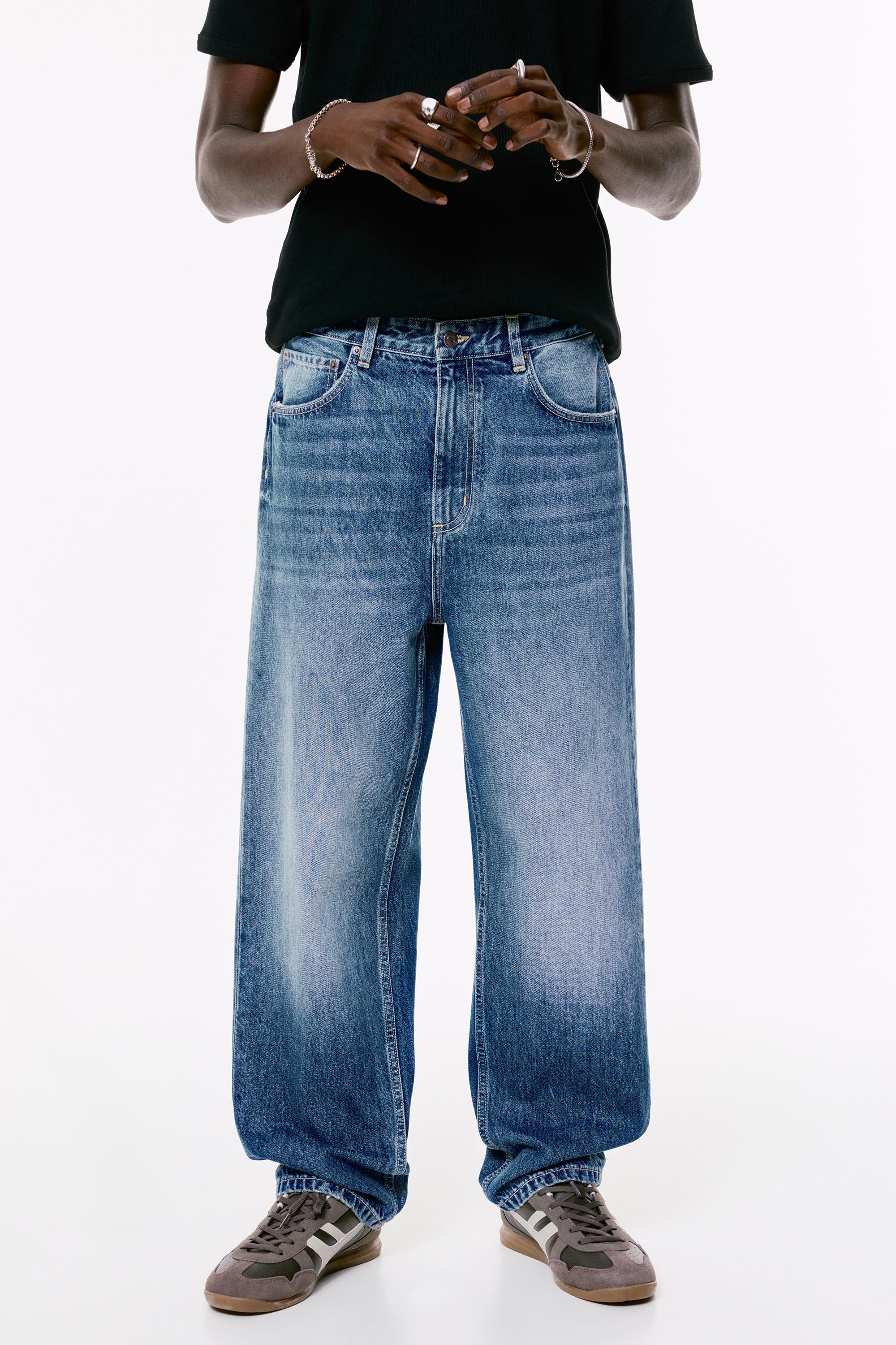 Baggy jeans — Medium blue