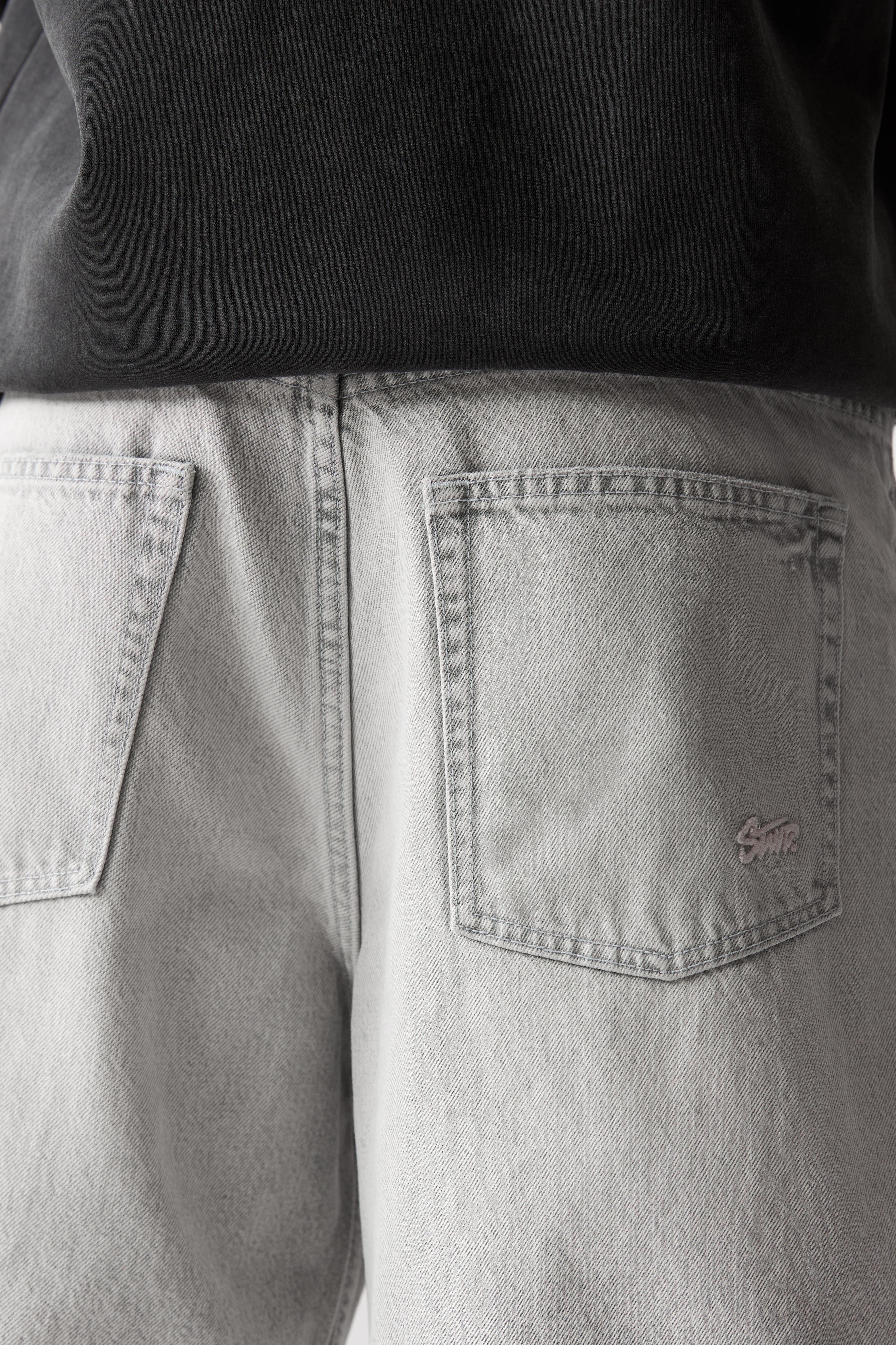 Baggy denim bermuda şort - Görsel 137