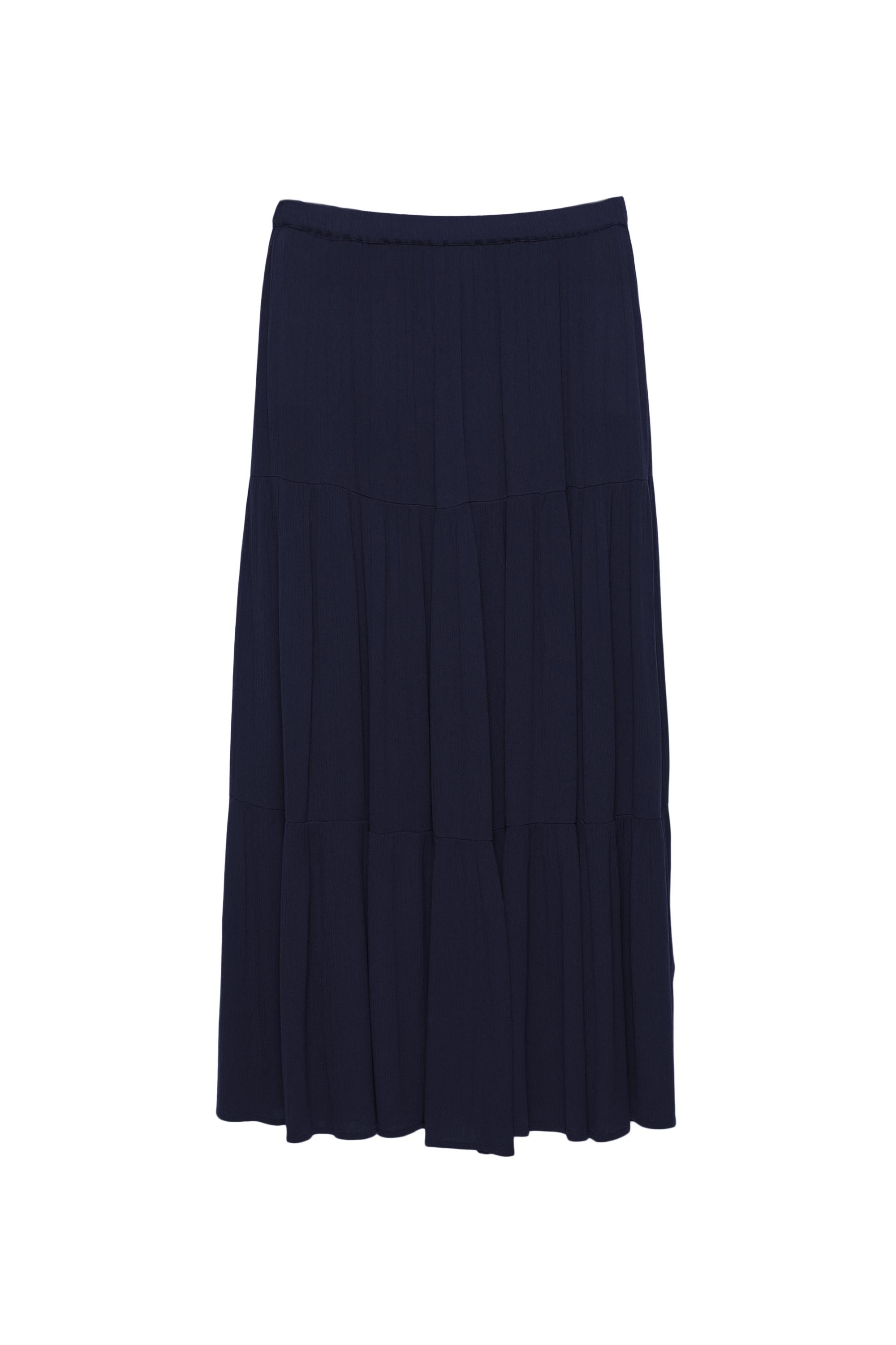 Panel detaylı midi etek - Görsel 32