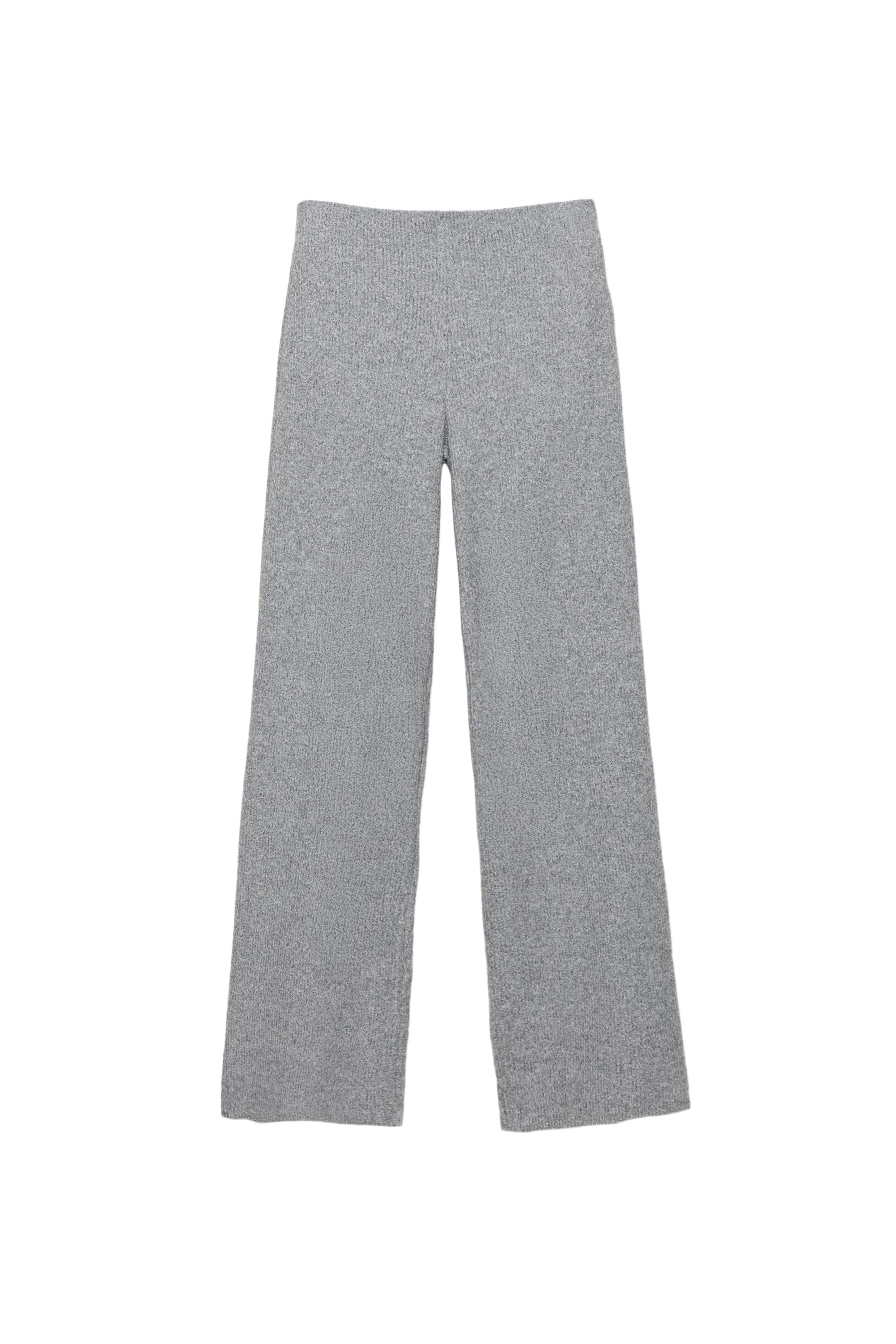 Soft touch straight fit trousers