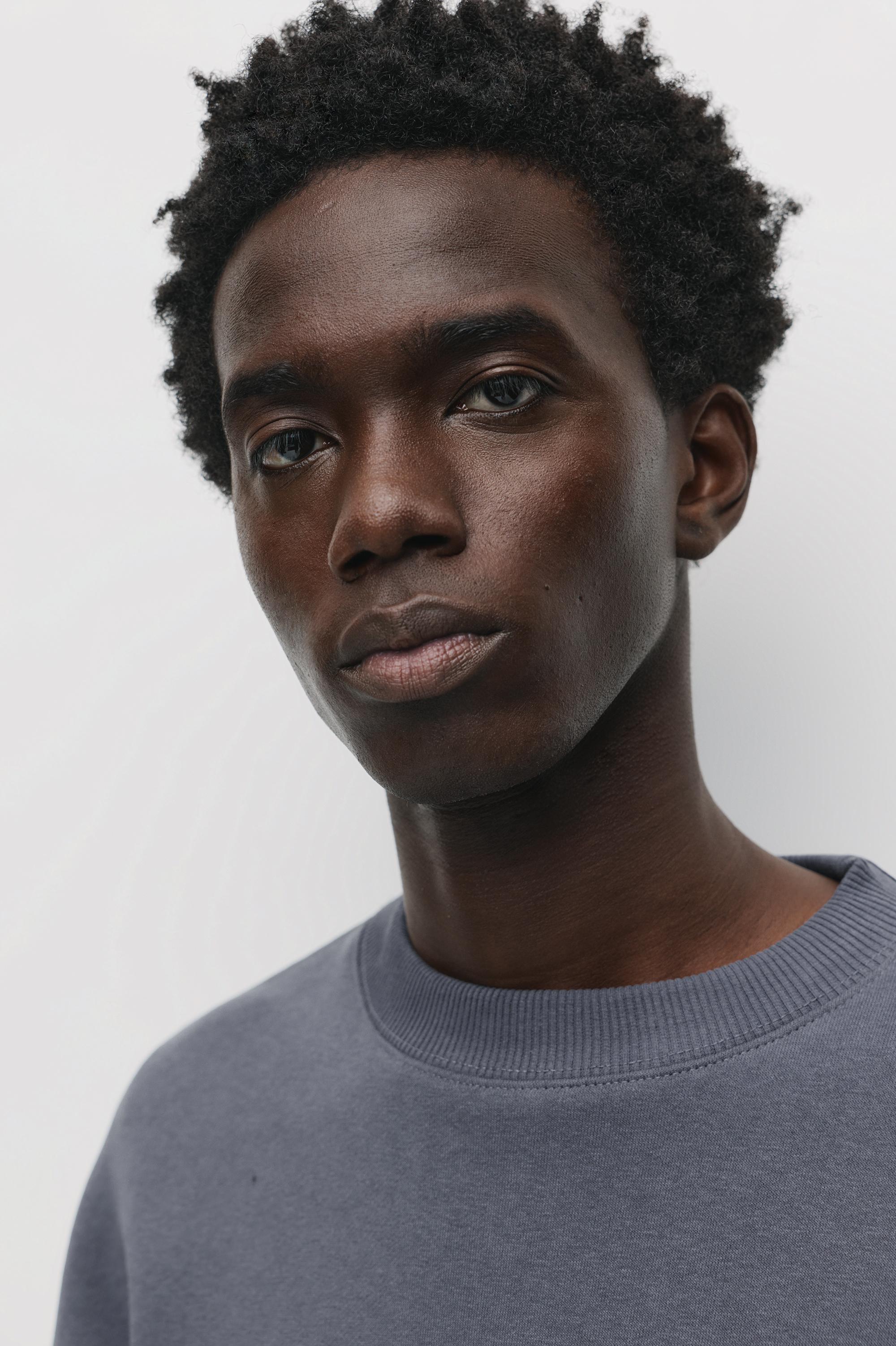 Basic bisiklet yaka sweatshirt - Görsel 16