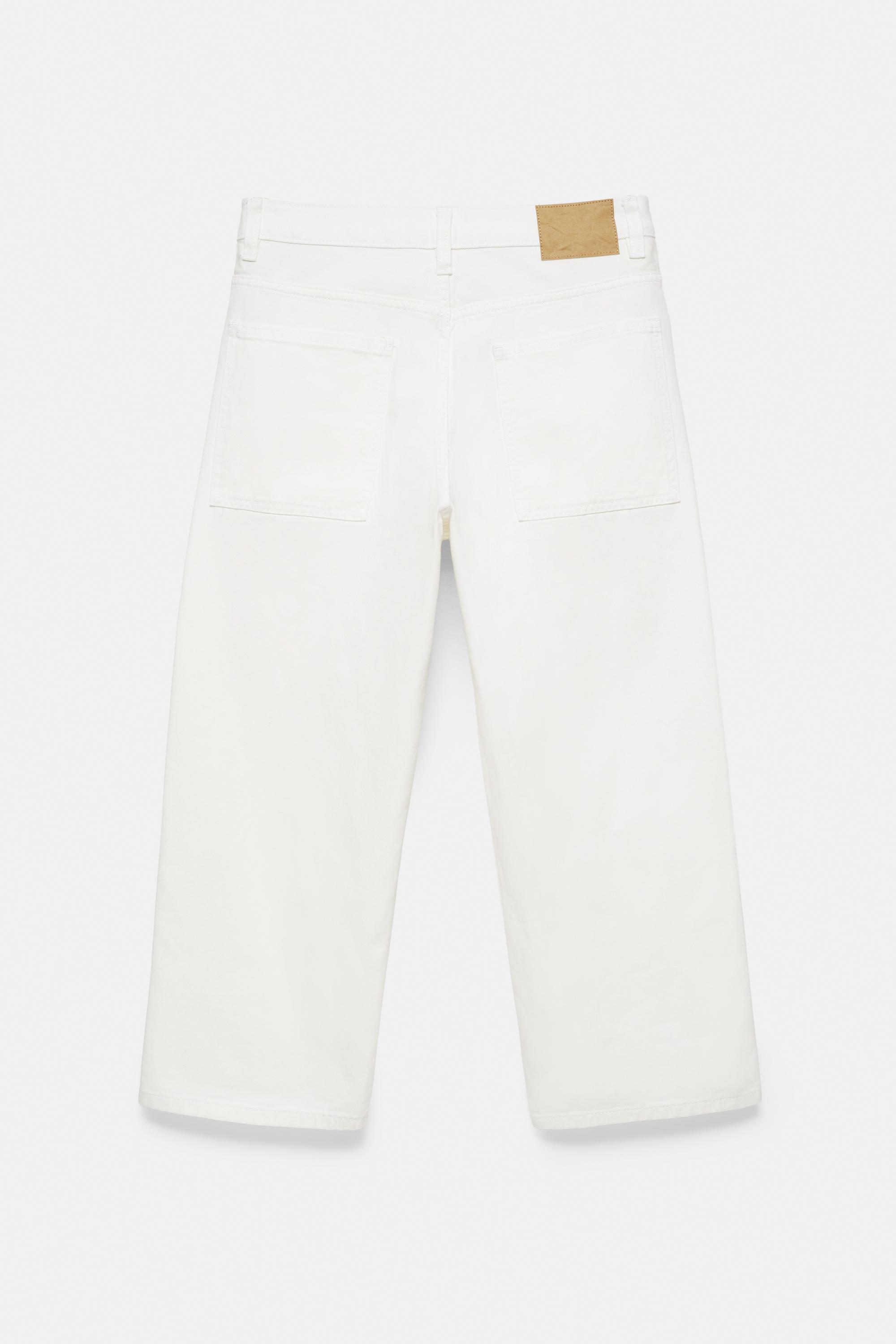 Tapered jeans — White