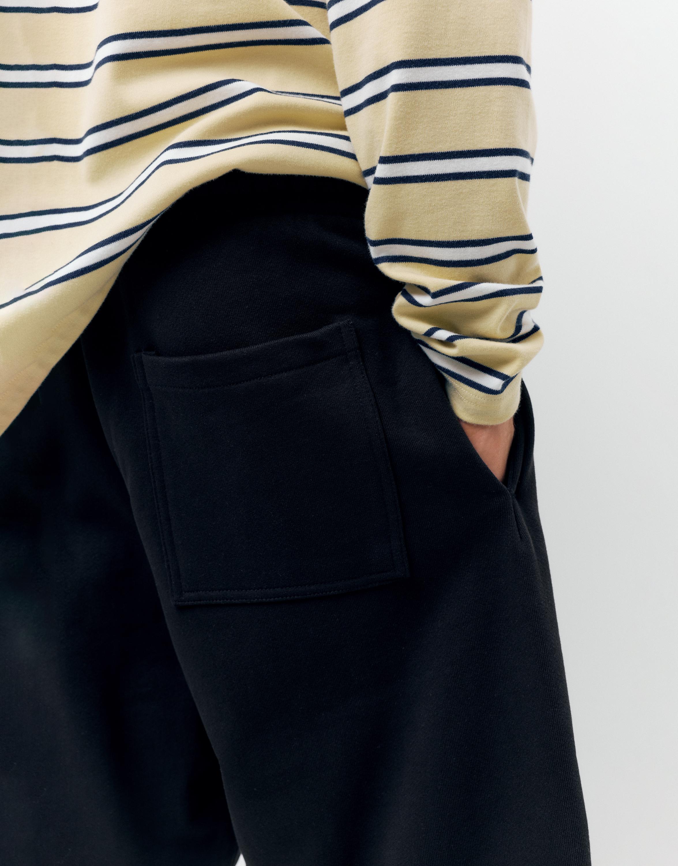 Wide leg jogger bermuda - Görsel 14