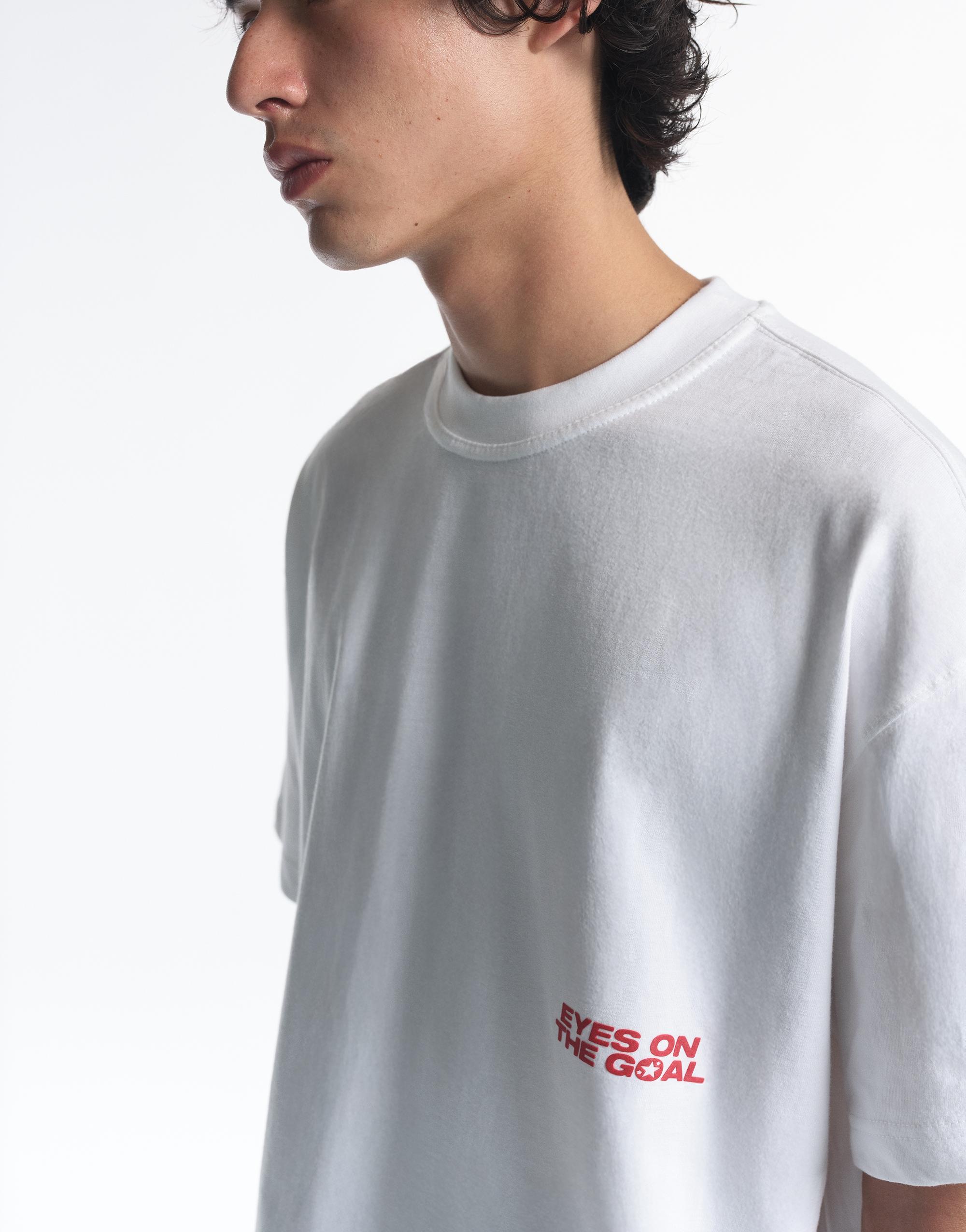 STWD red star T-shirt — White
