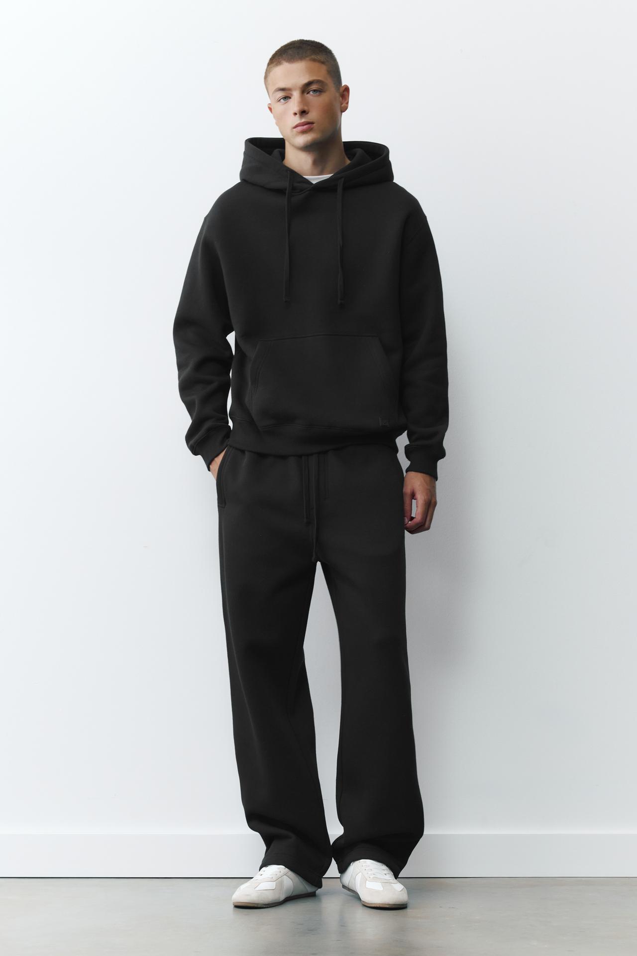 Joggers and sweatshirt pack — Black