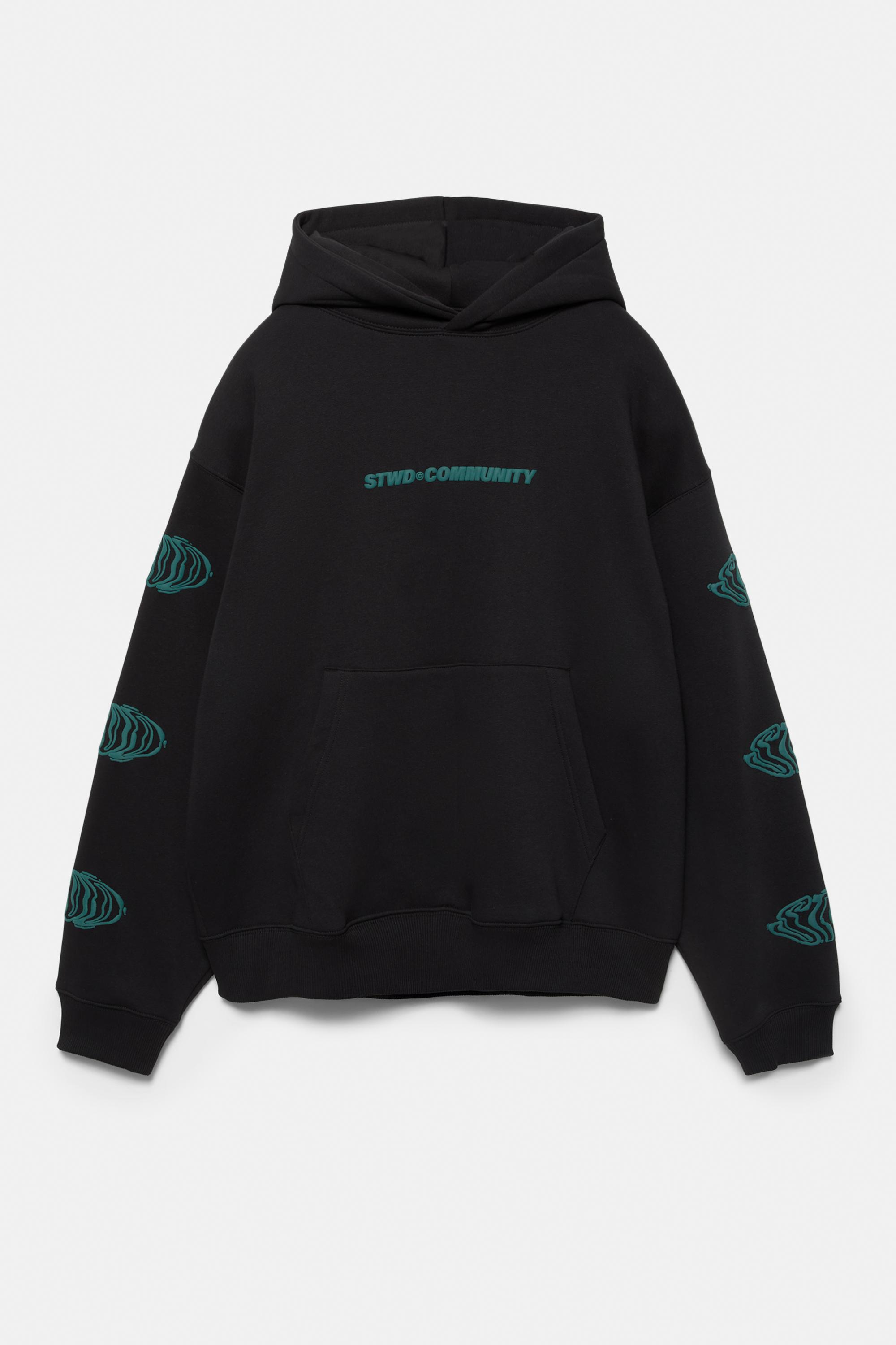 STWD Community hoodie — Black