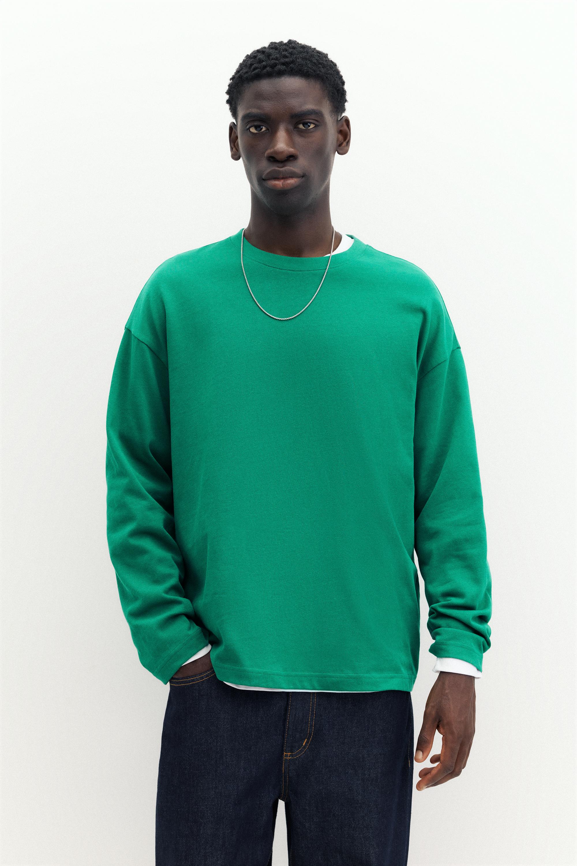 Heavy weight relaxed fit T-shirt — Green