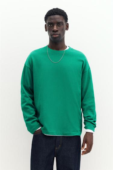 Heavy weight relaxed fit T-shirt — Green 4