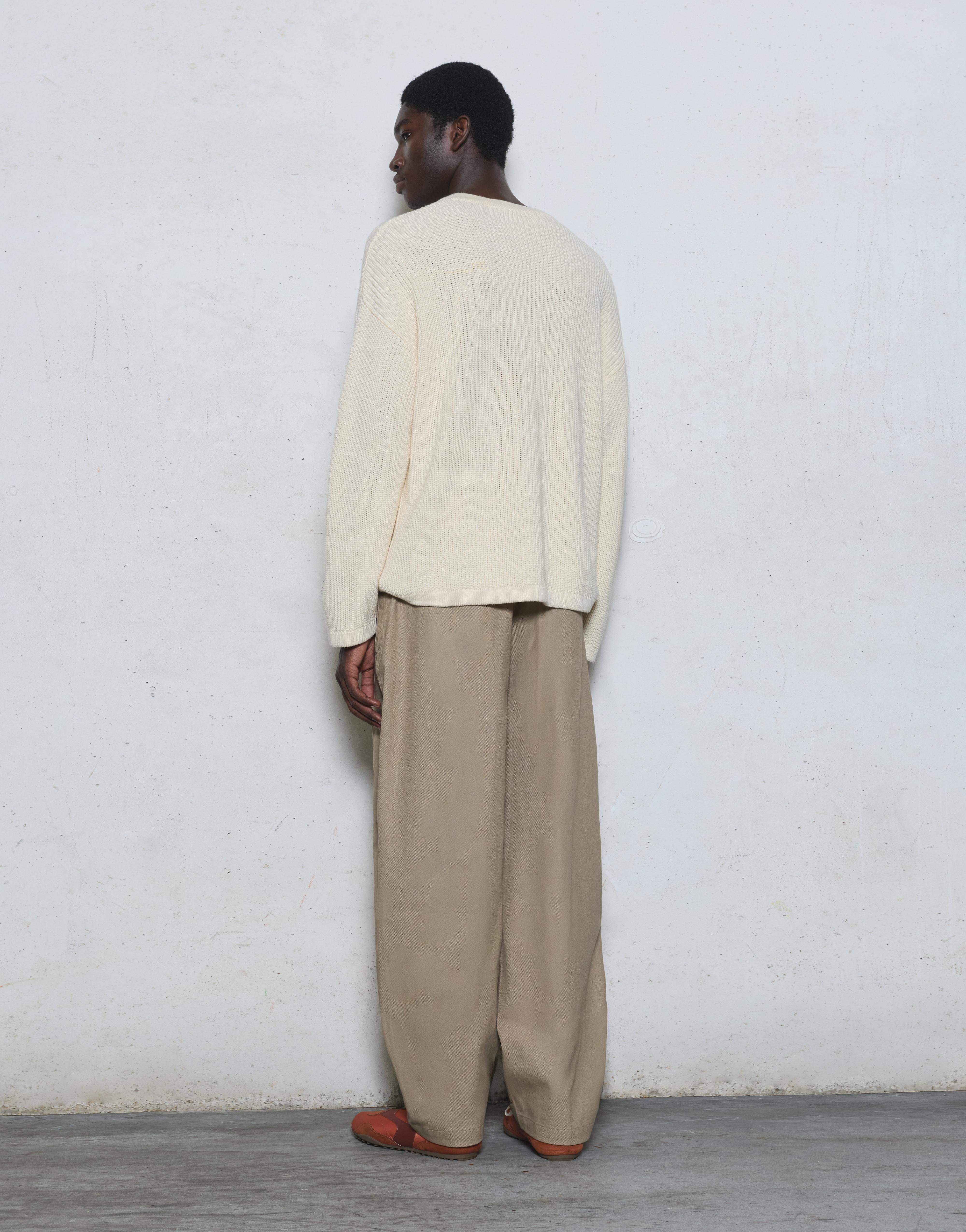 Barrel leg trousers — Ocher