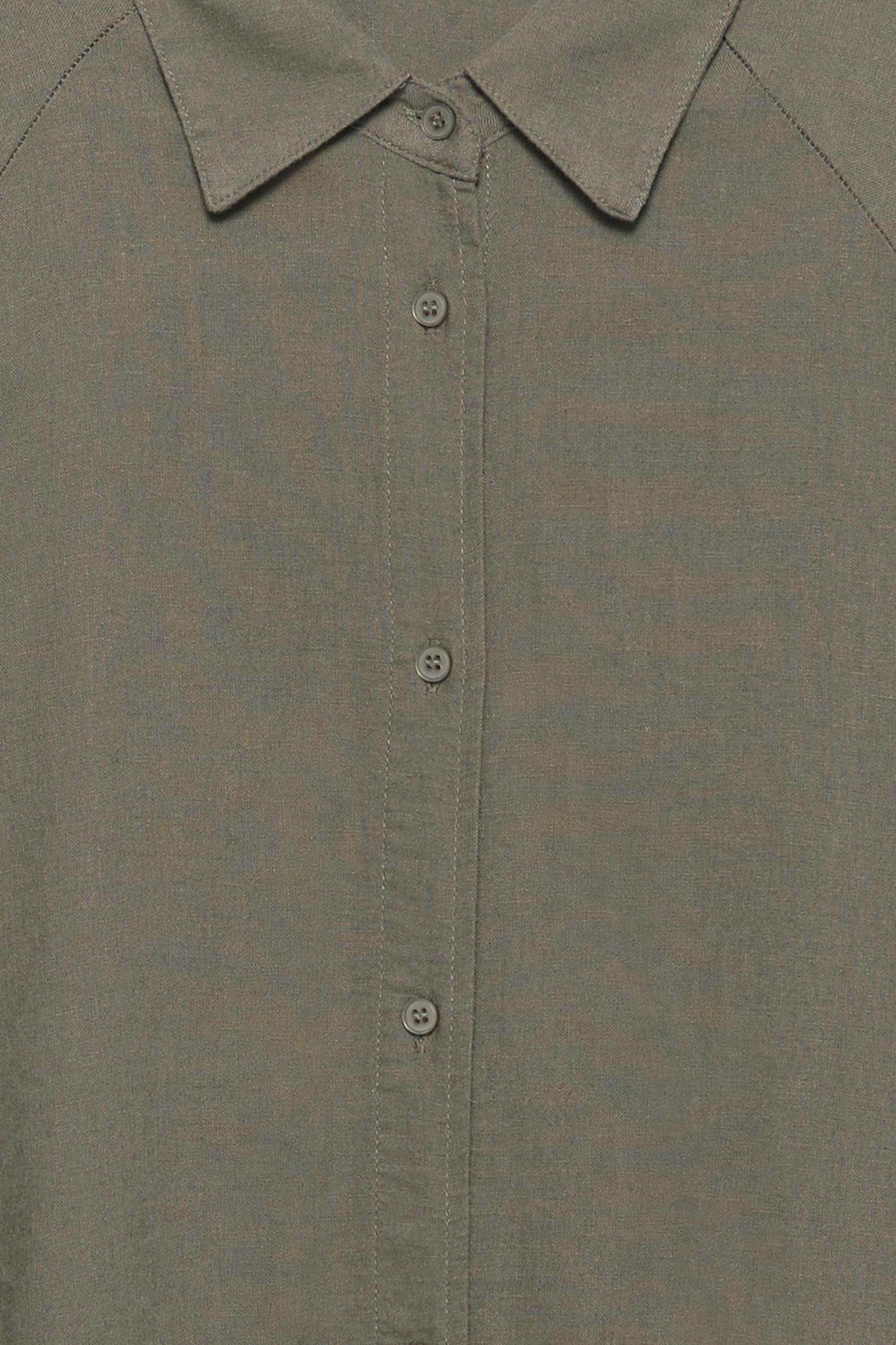 Ketenli rustik gömlek - Görsel 54