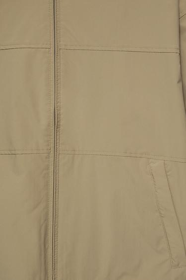 Lightweight hooded raincoat — Sand 8