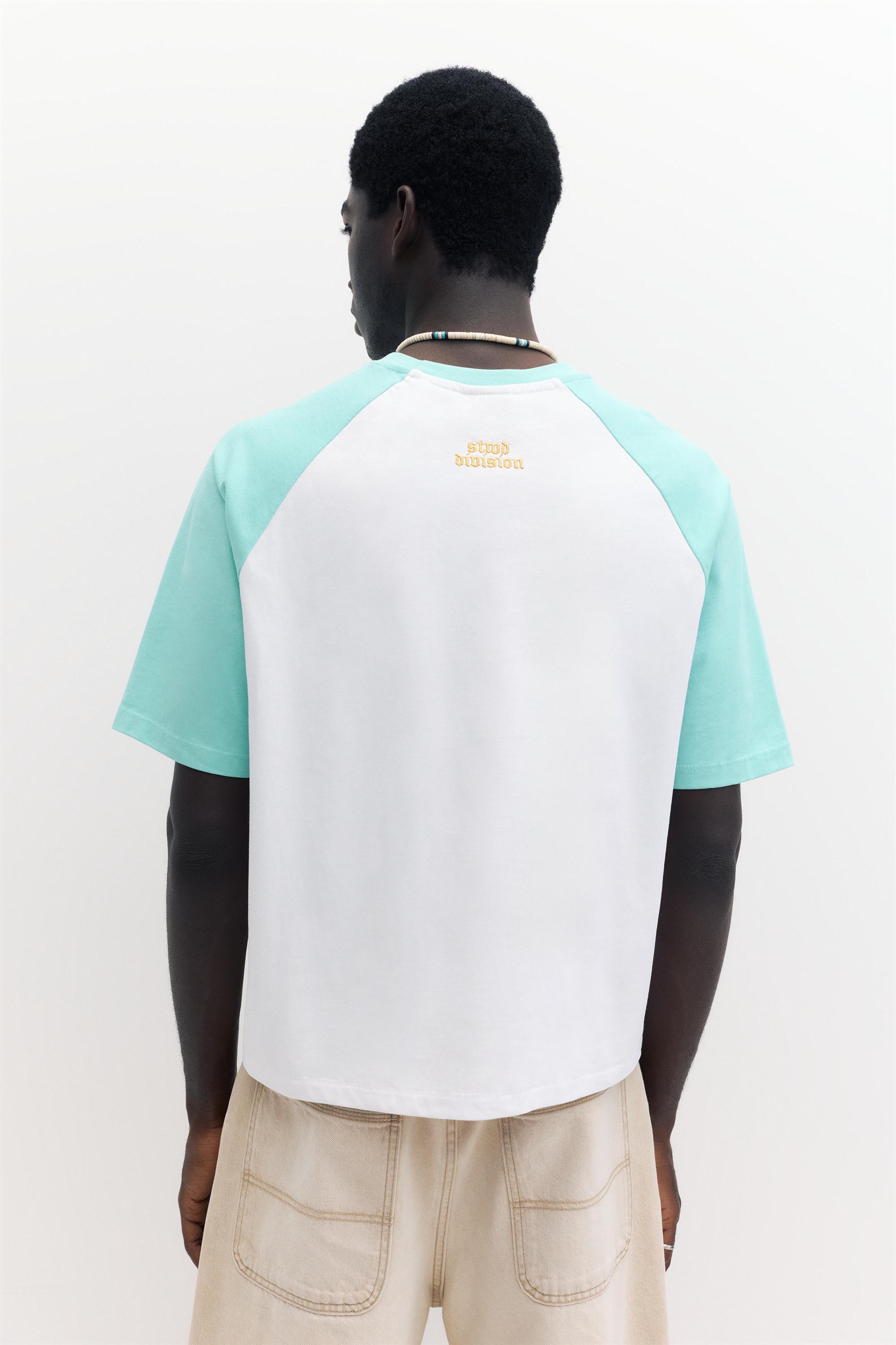 Raglan sleeve T-shirt — White