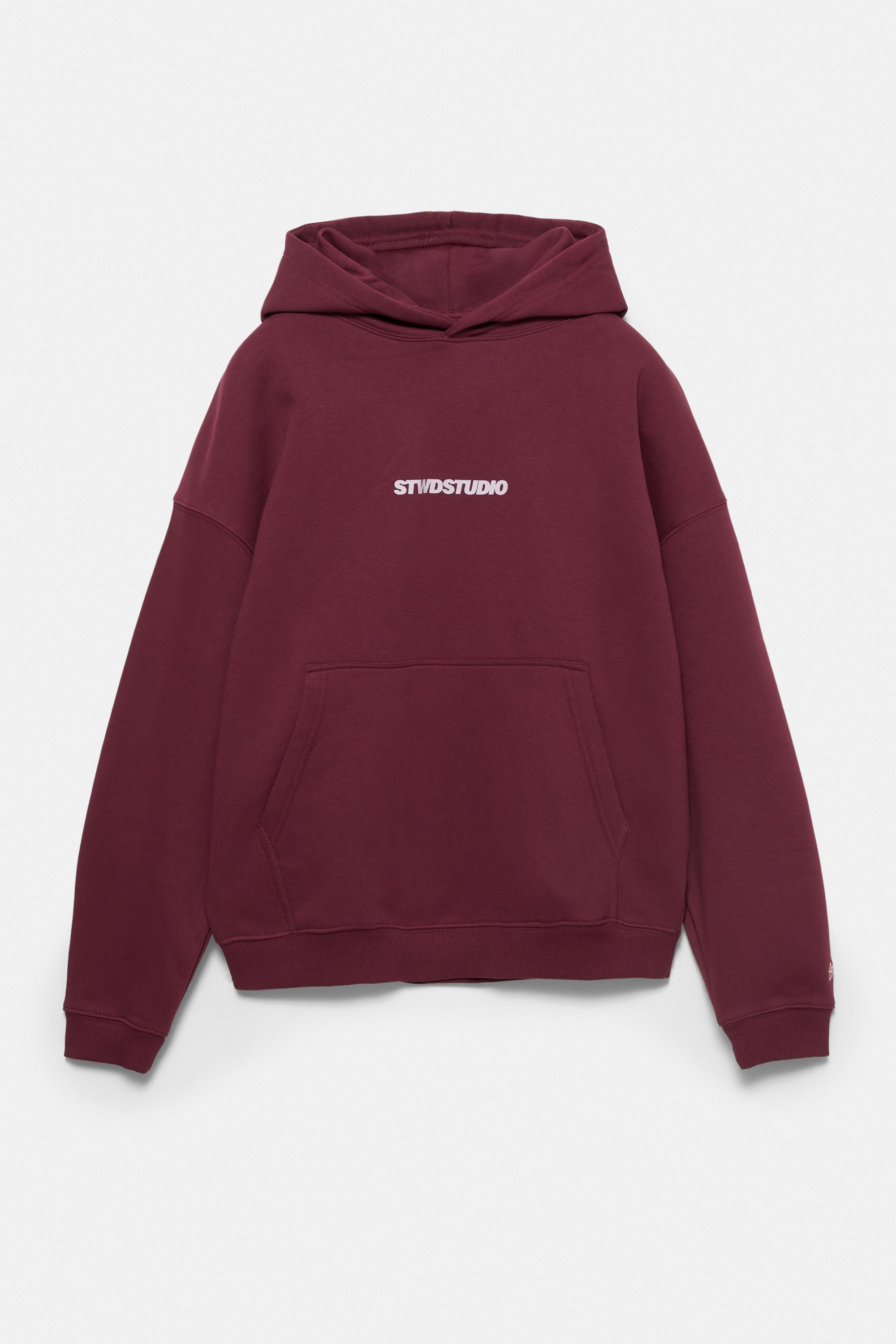 STWD Studio kapüşonlu sweatshirt - Görsel 3