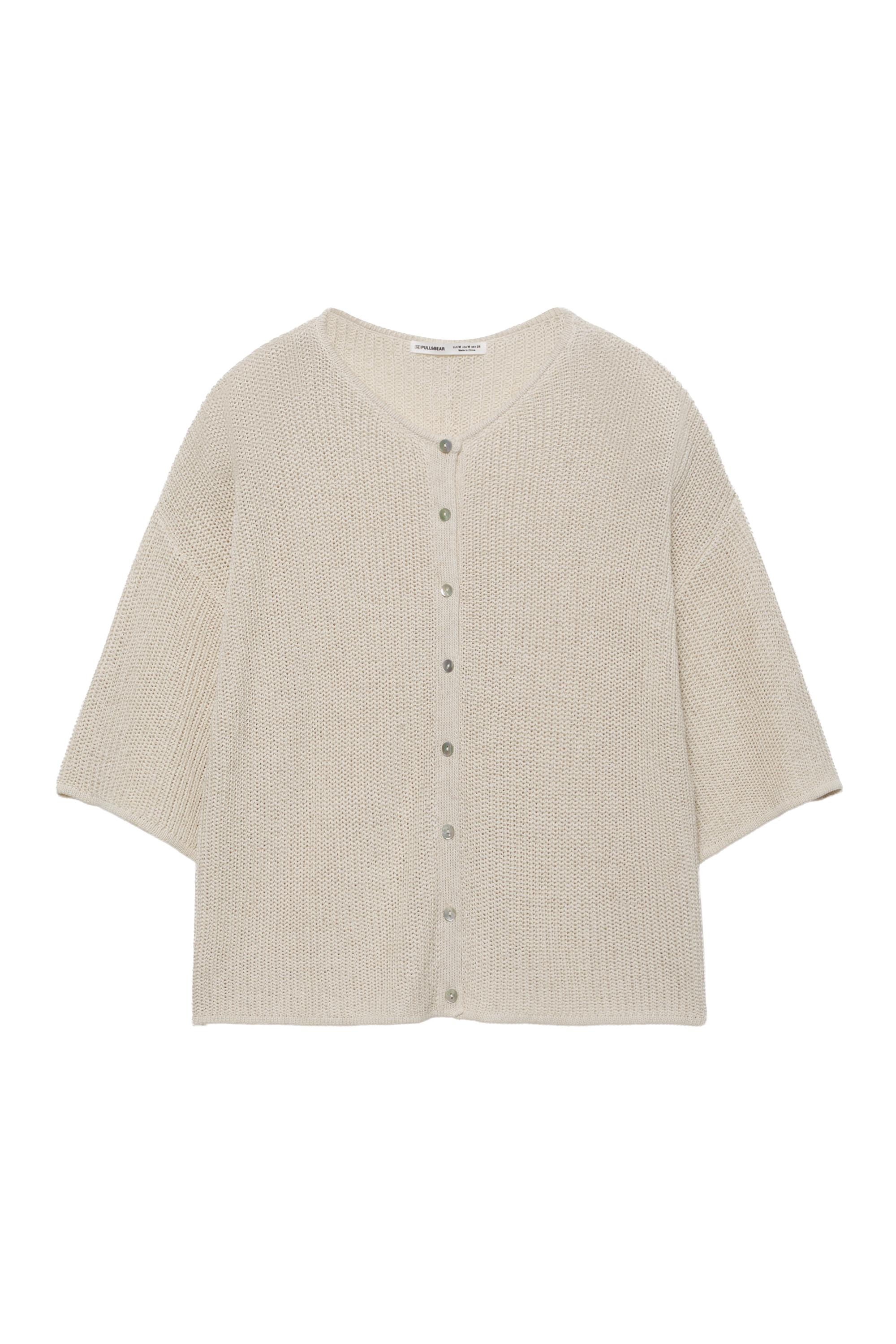 Kısa kollu düğmeli hırka - Görsel 2