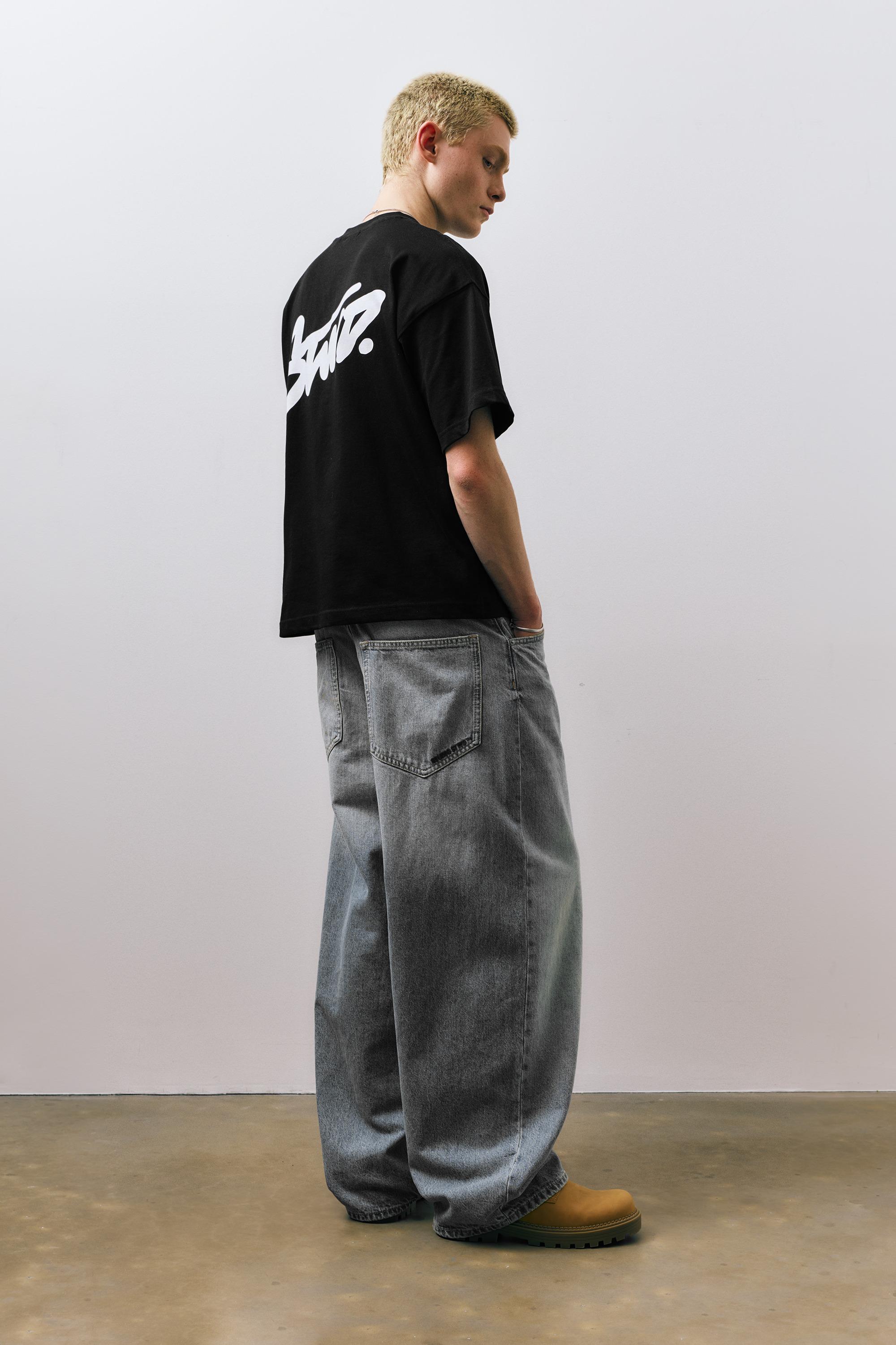 STWD logolu salaş t-shirt - Görsel 74