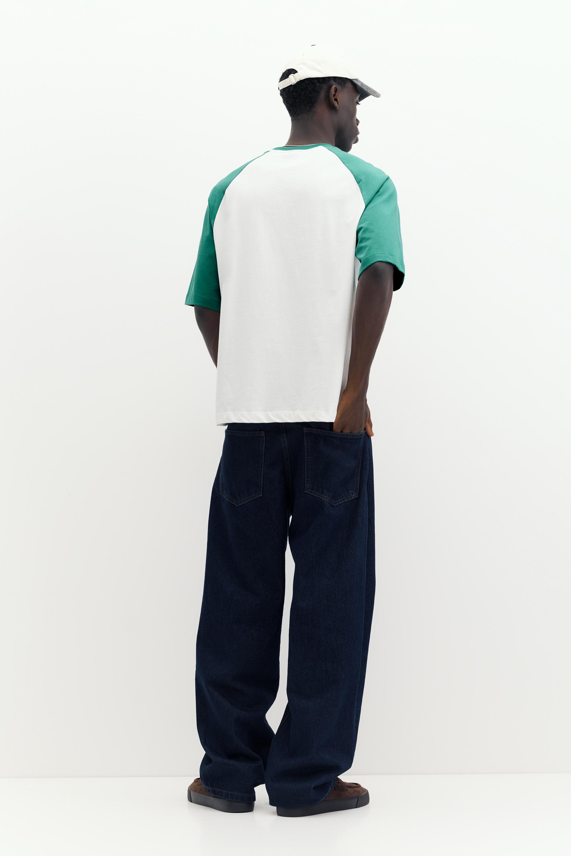 Raglan sleeve T-shirt — Green