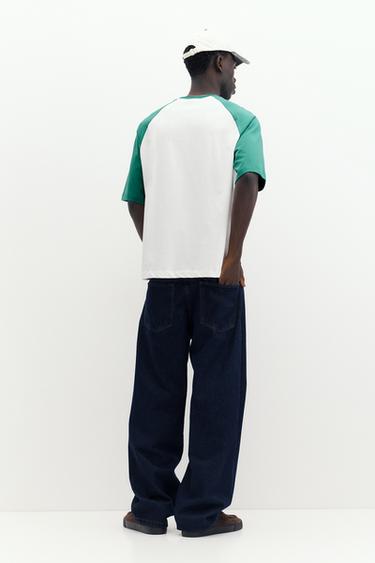 Raglan sleeve T-shirt — Green 2