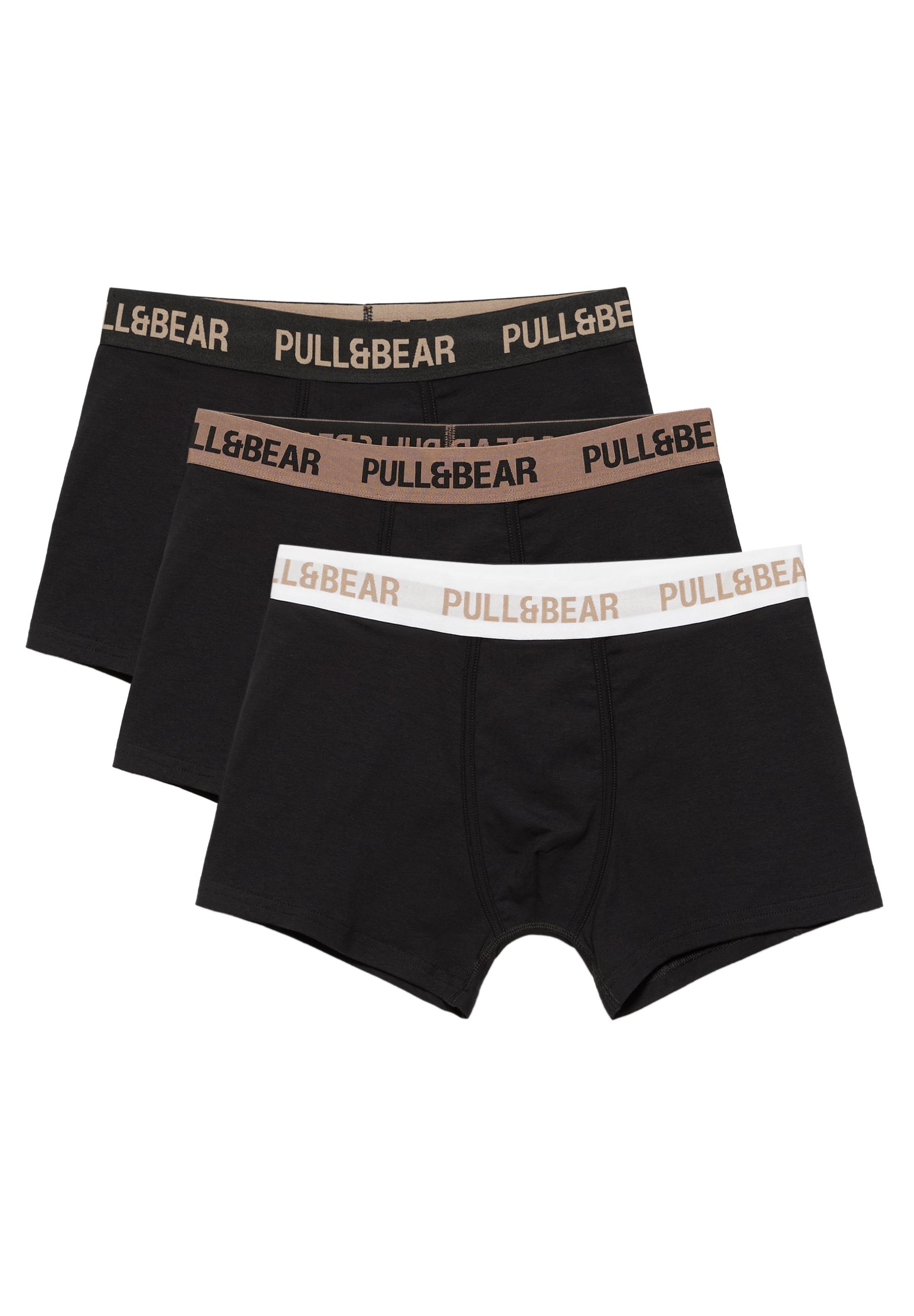 3-pack of black boxers with logo — Others