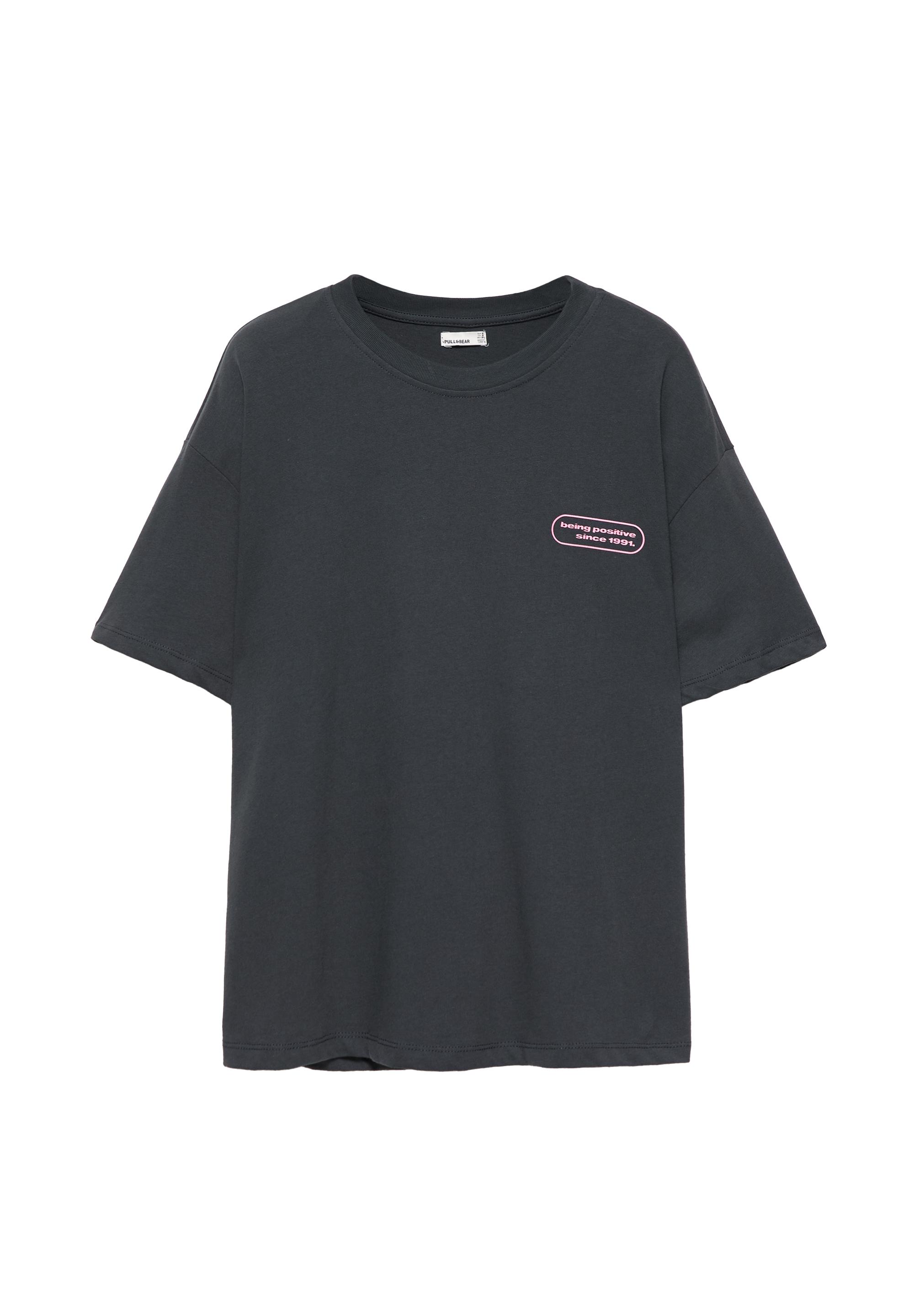 Pull&Bear Sosis köpek grafikli tişört
