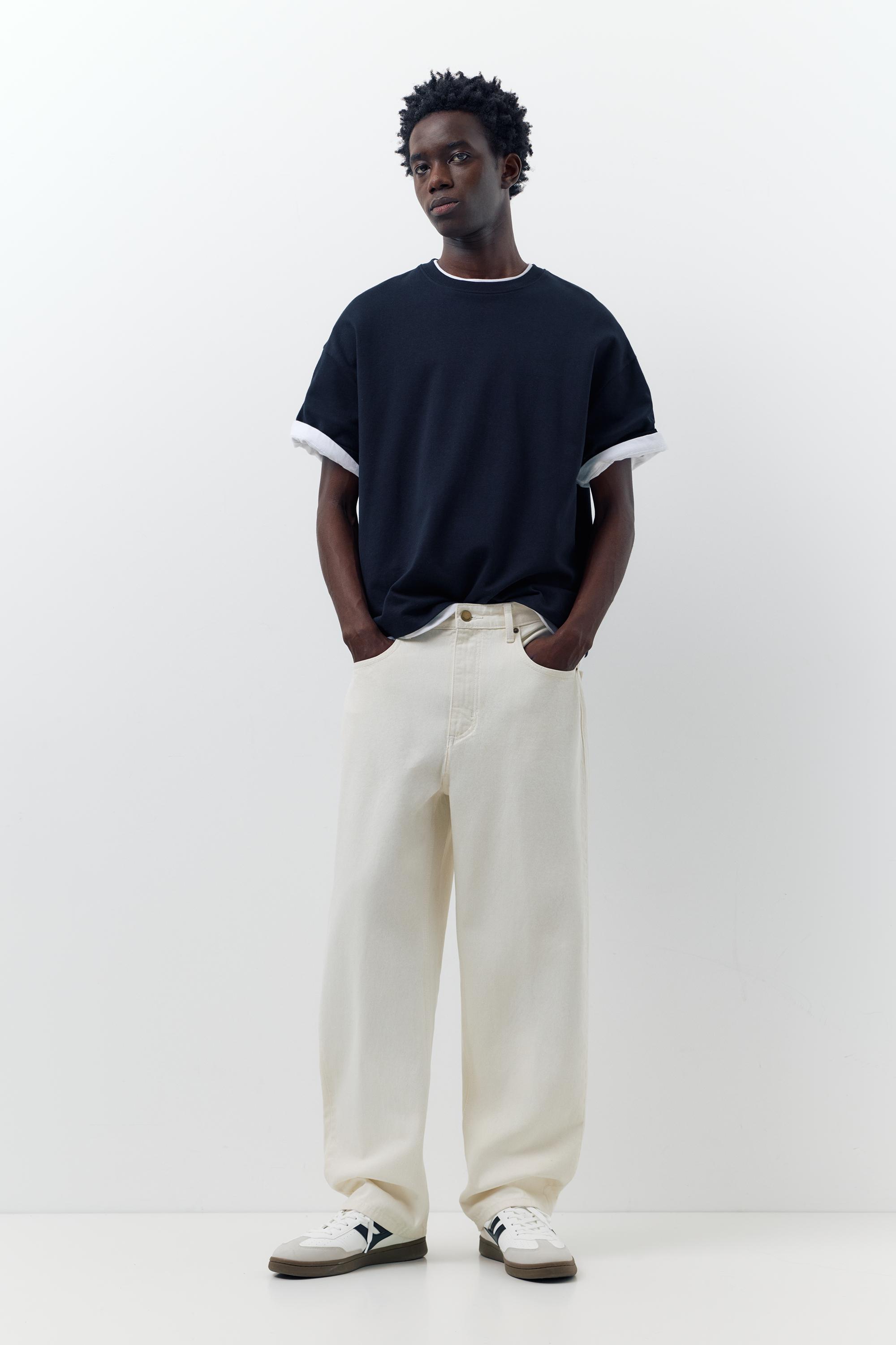 Baggy jeans — White
