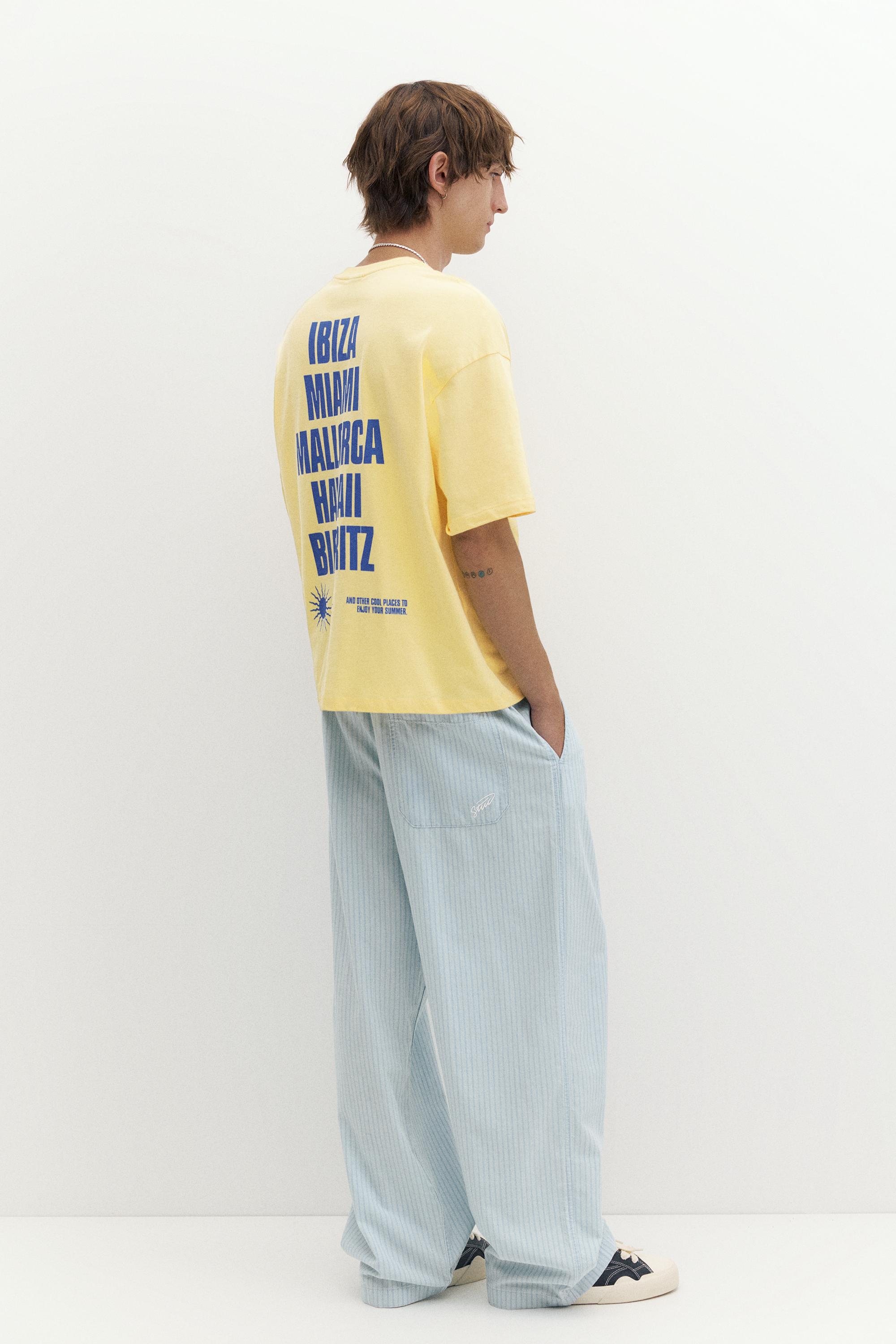 STWD Road Trip graphic T-shirt — Yellow