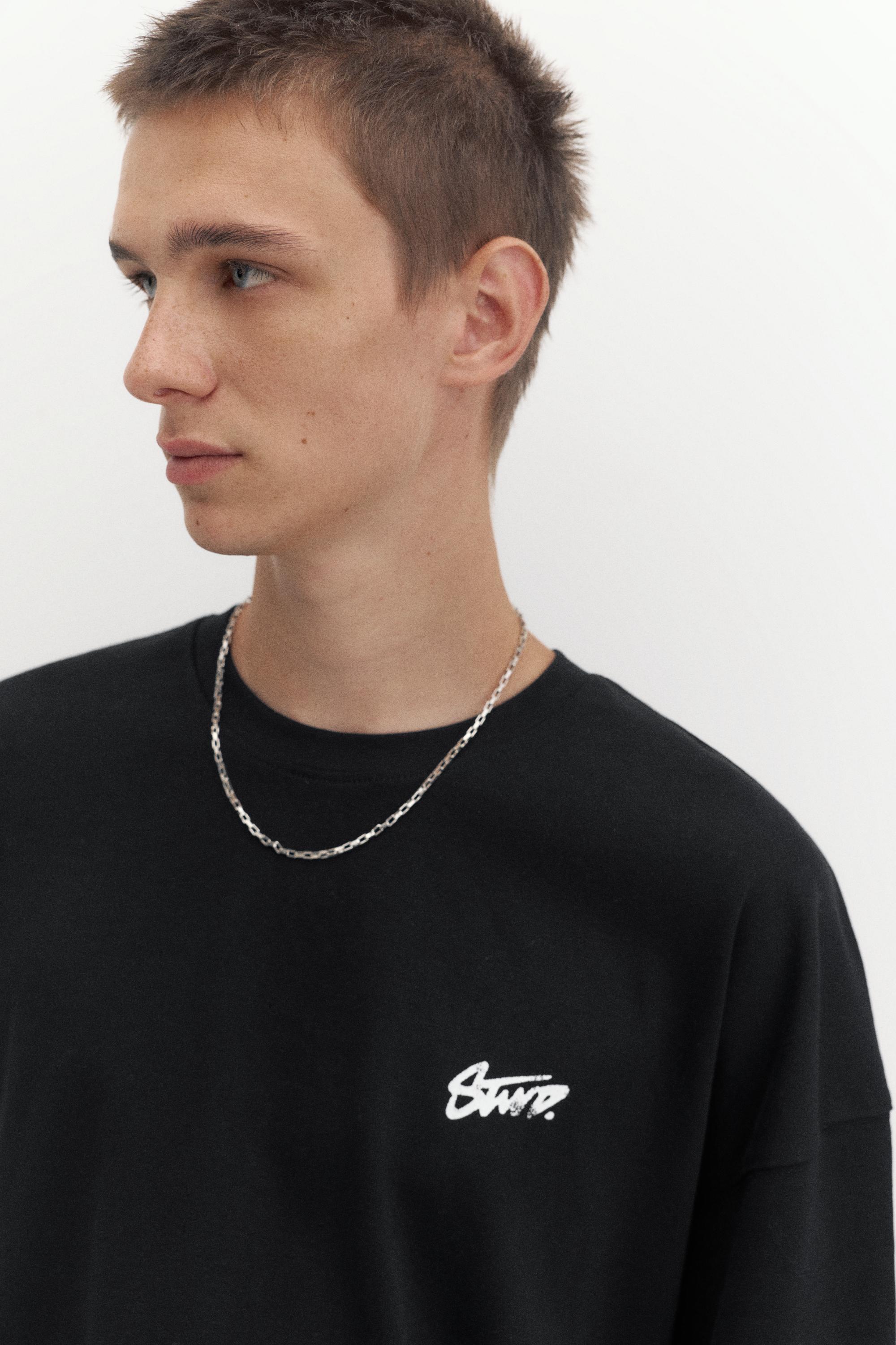 Oversize STWD T-shirt — Black