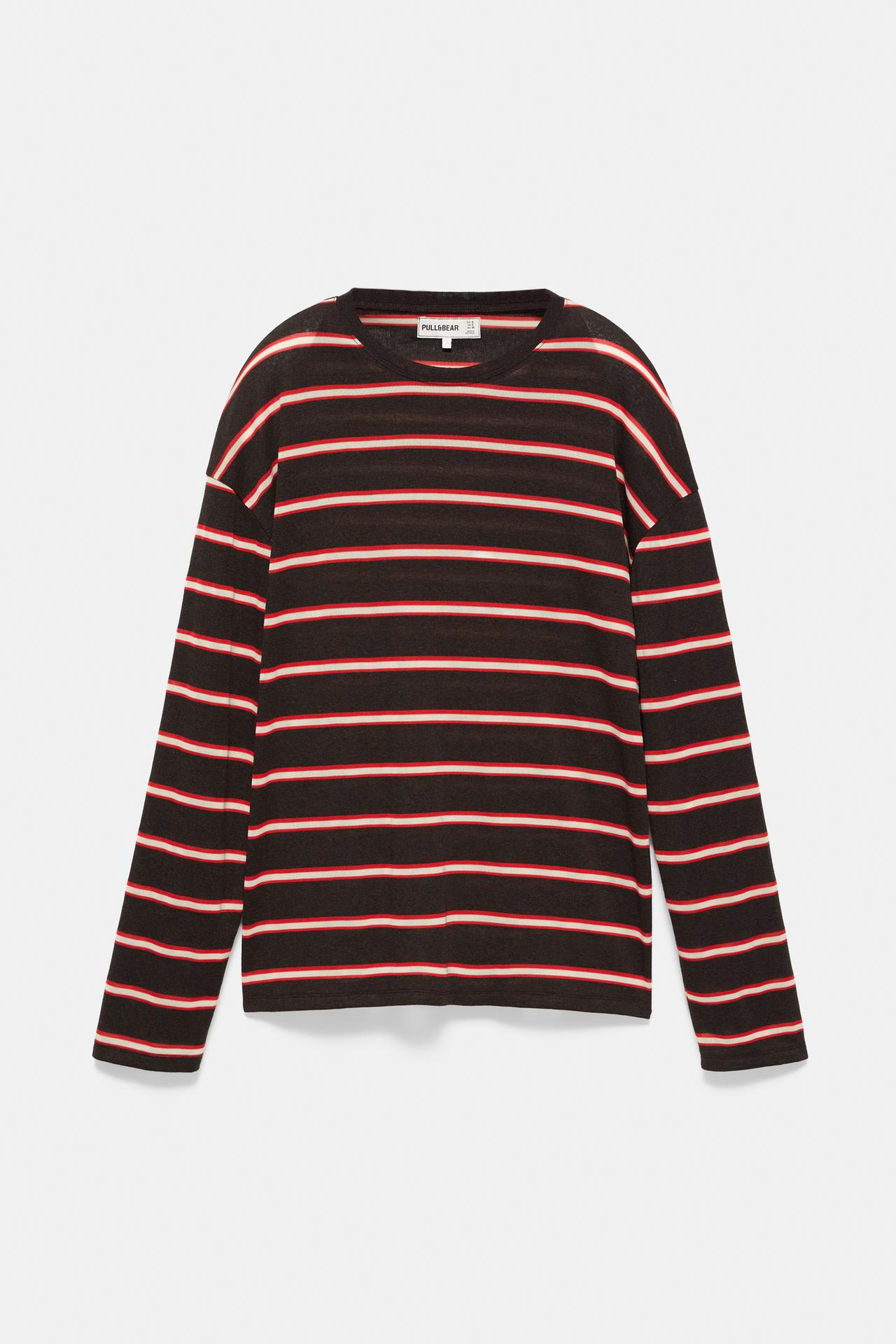 Oversize striped T-shirt — Striped