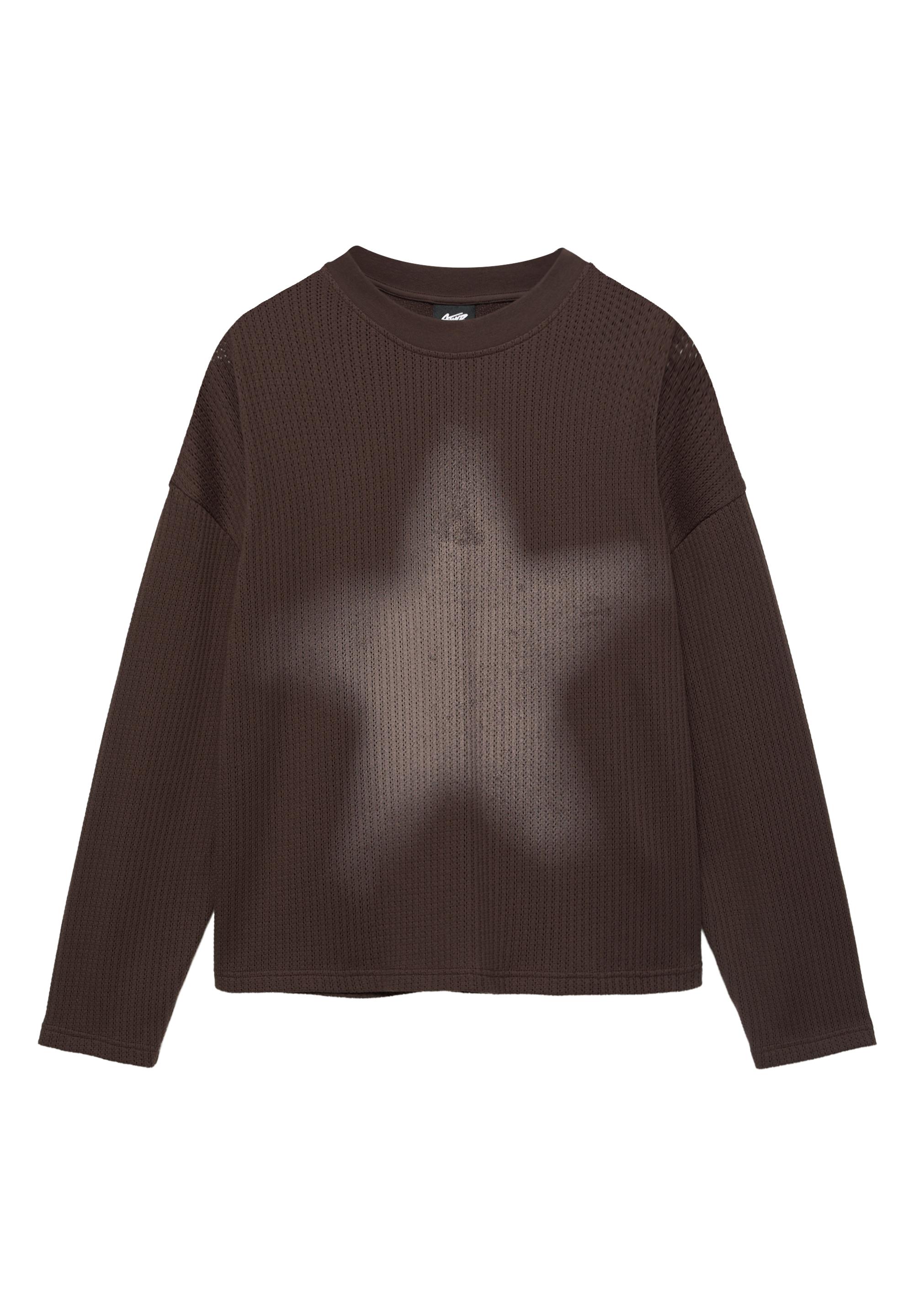 Yıldız baskılı triko tişört - Görsel 13