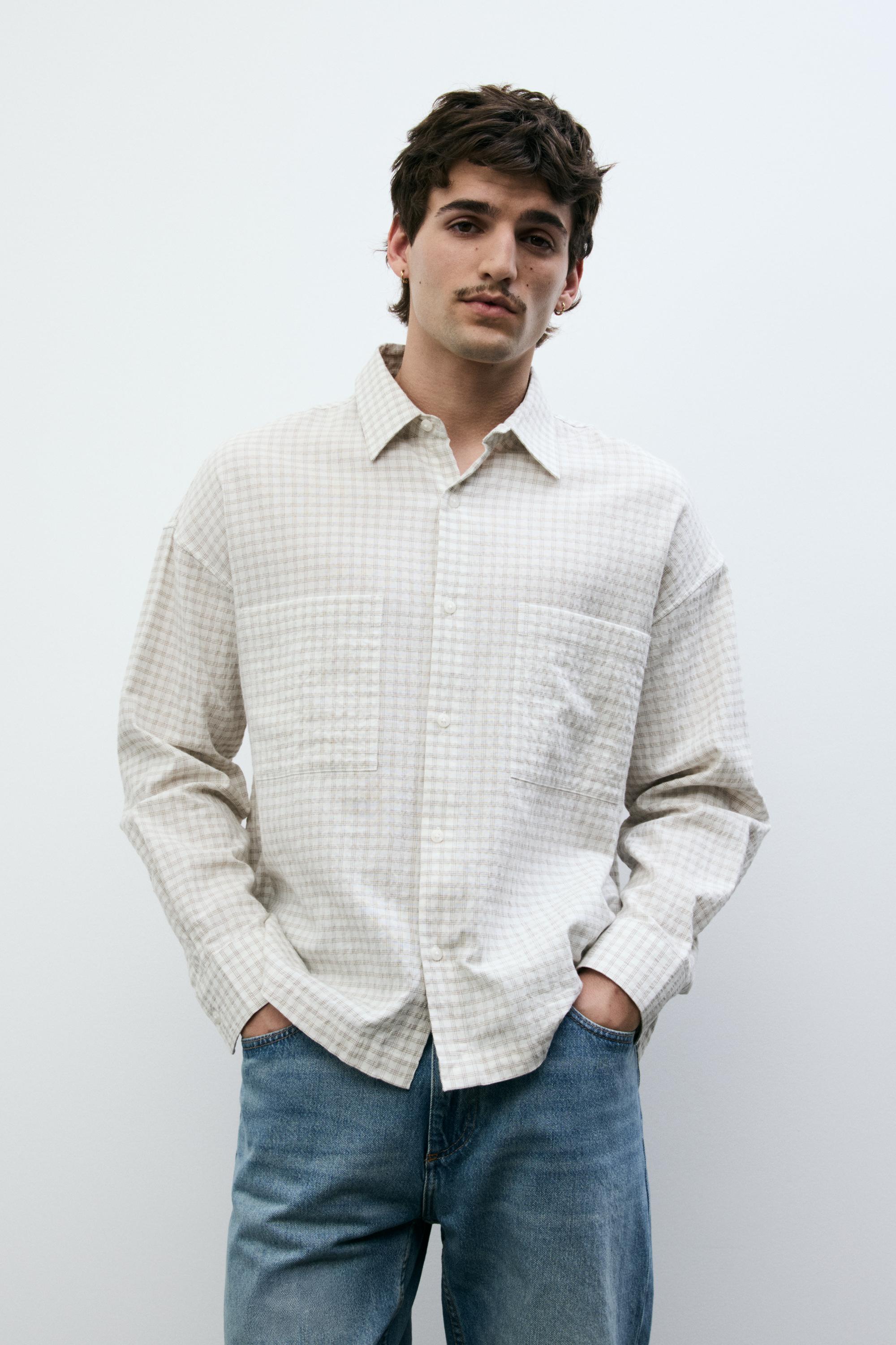 Cepli uzun kollu gömlek - Görsel 17