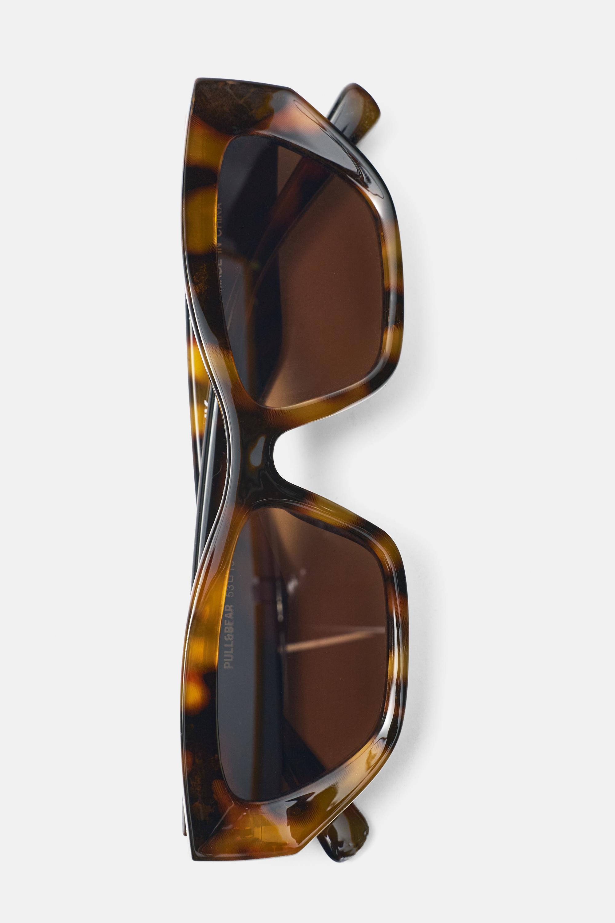 Cat eye sunglasses — Brown