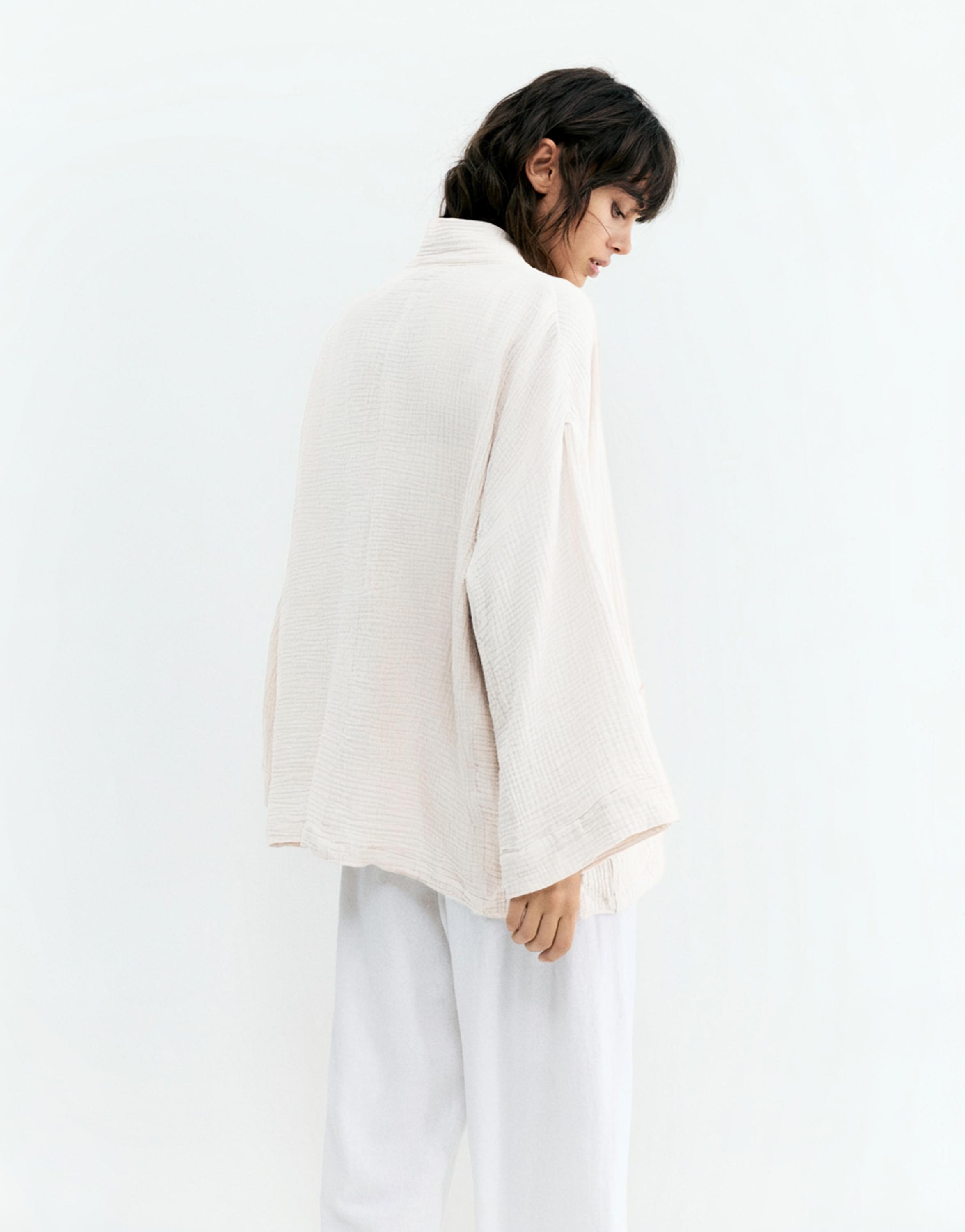 Krepe kimono - Görsel 7