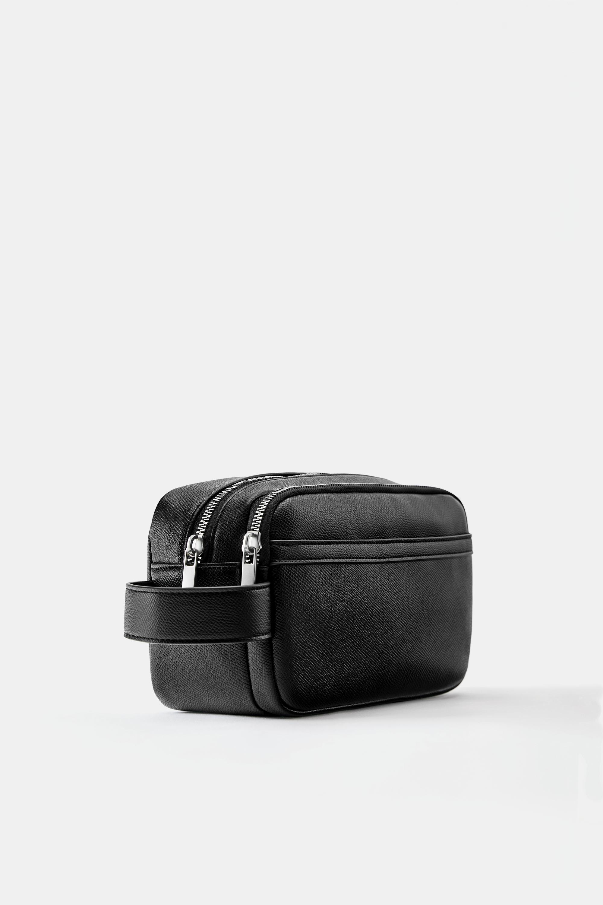 Wash bag with handle — Black