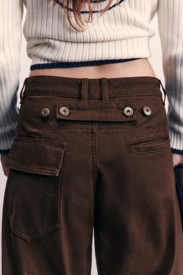 Dickies barrel chino trousers — Brown 3
