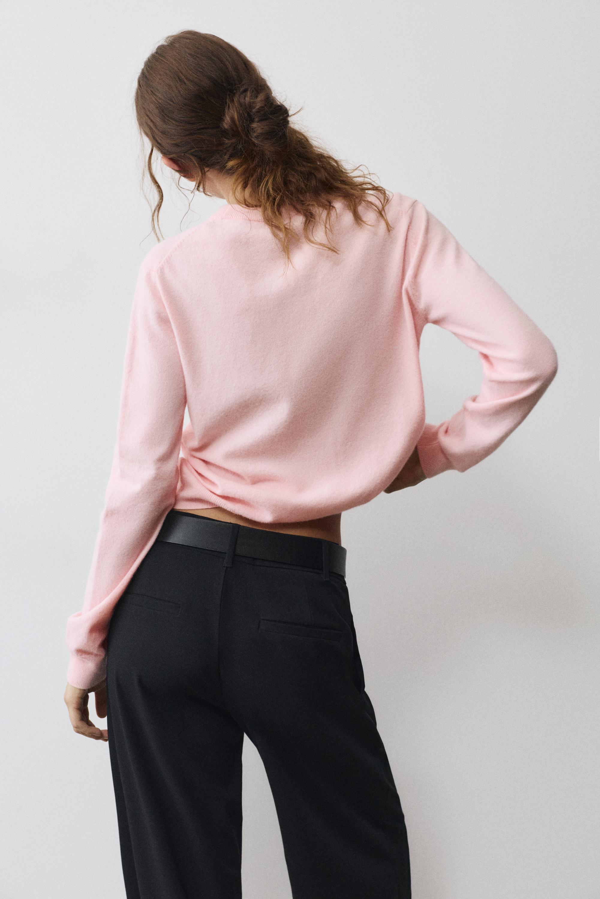 Soft knit jumper — Pastel pink