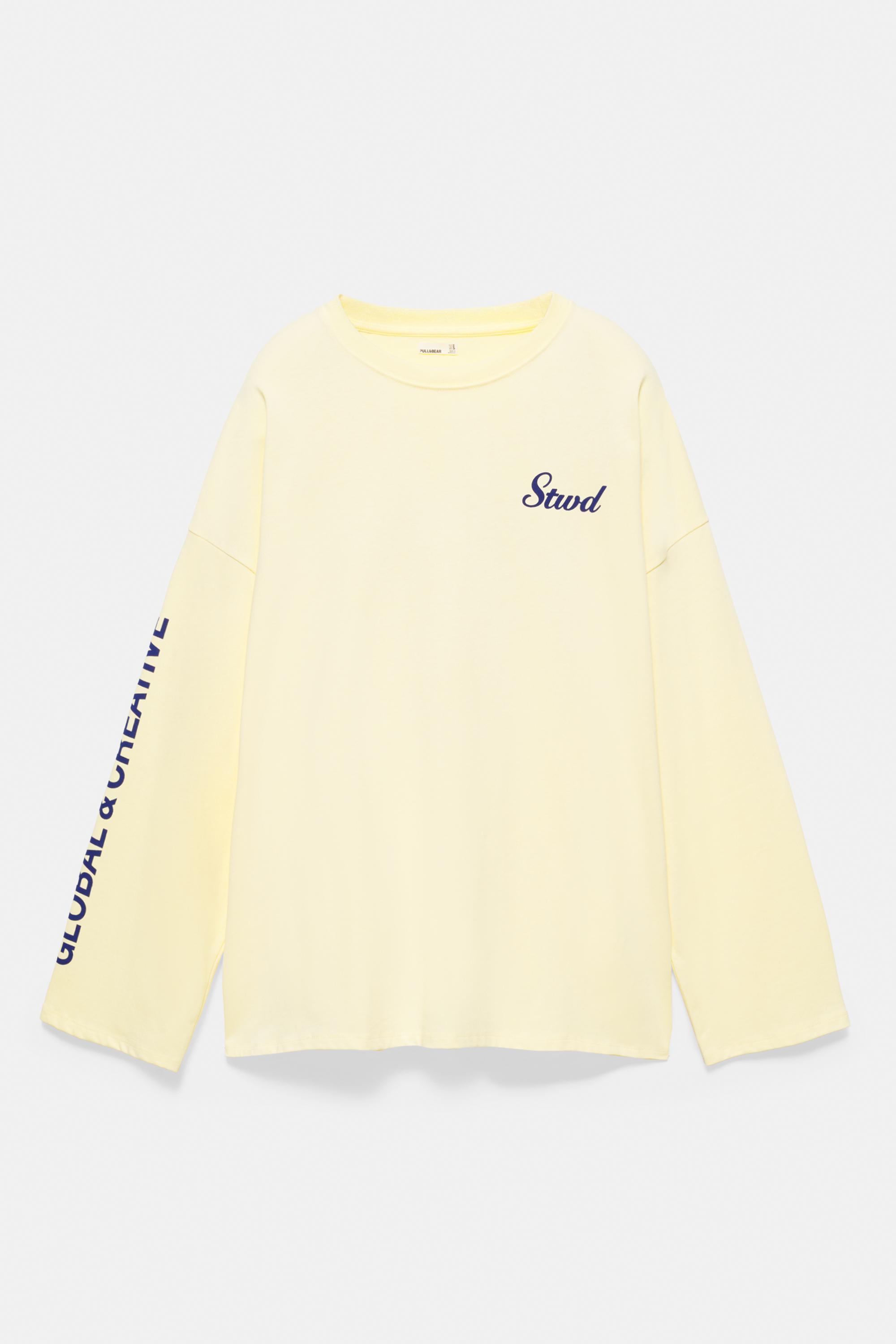 Long sleeve STWD T-shirt — Yellow