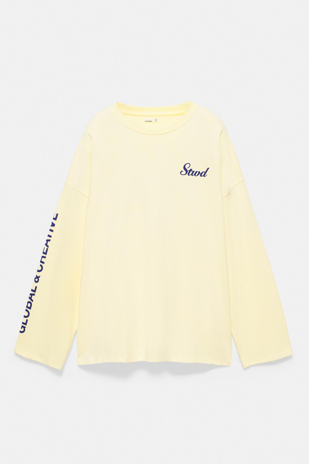 Long sleeve STWD T-shirt — Yellow