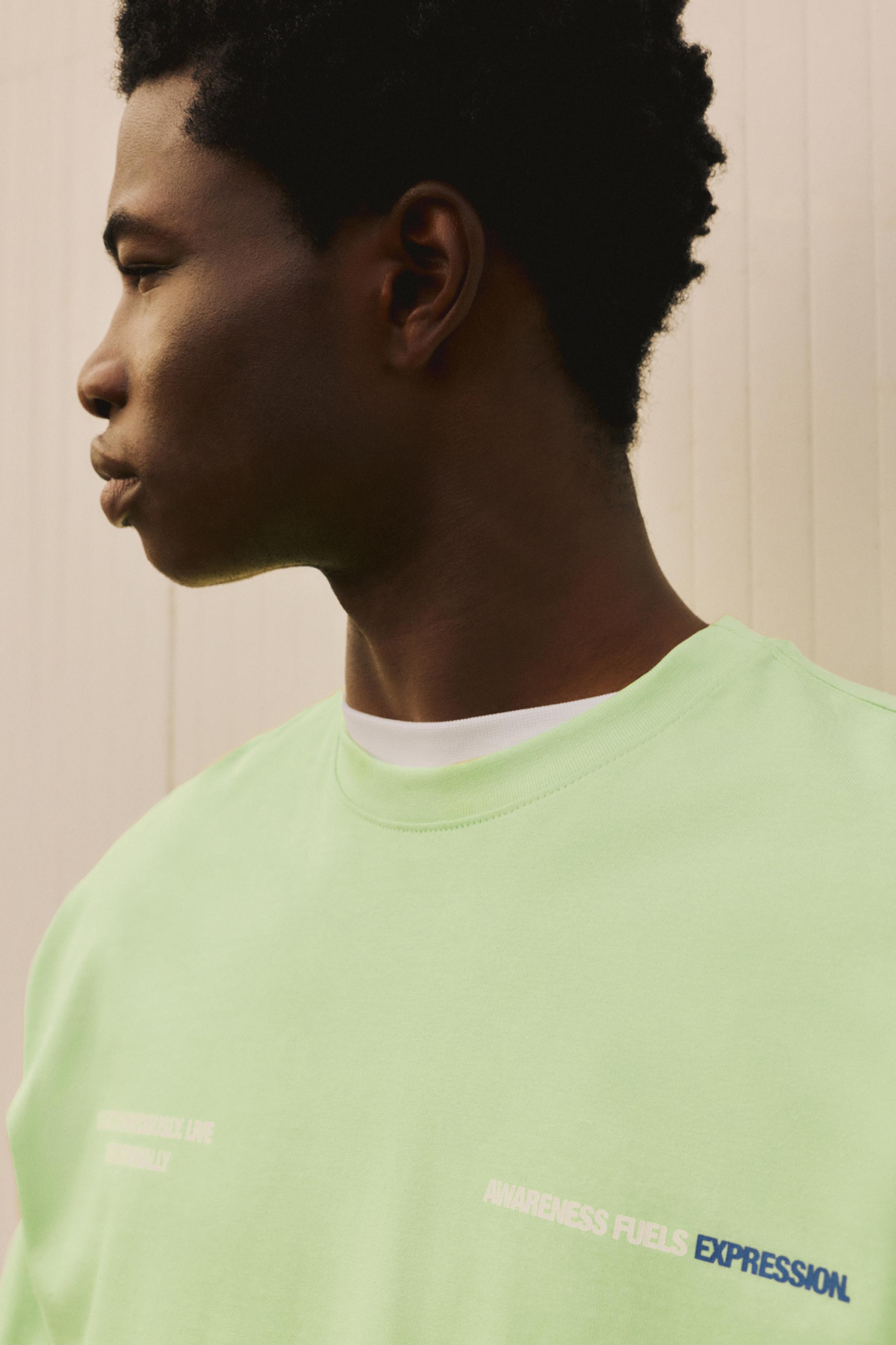 STWD graphic T-shirt — Lime