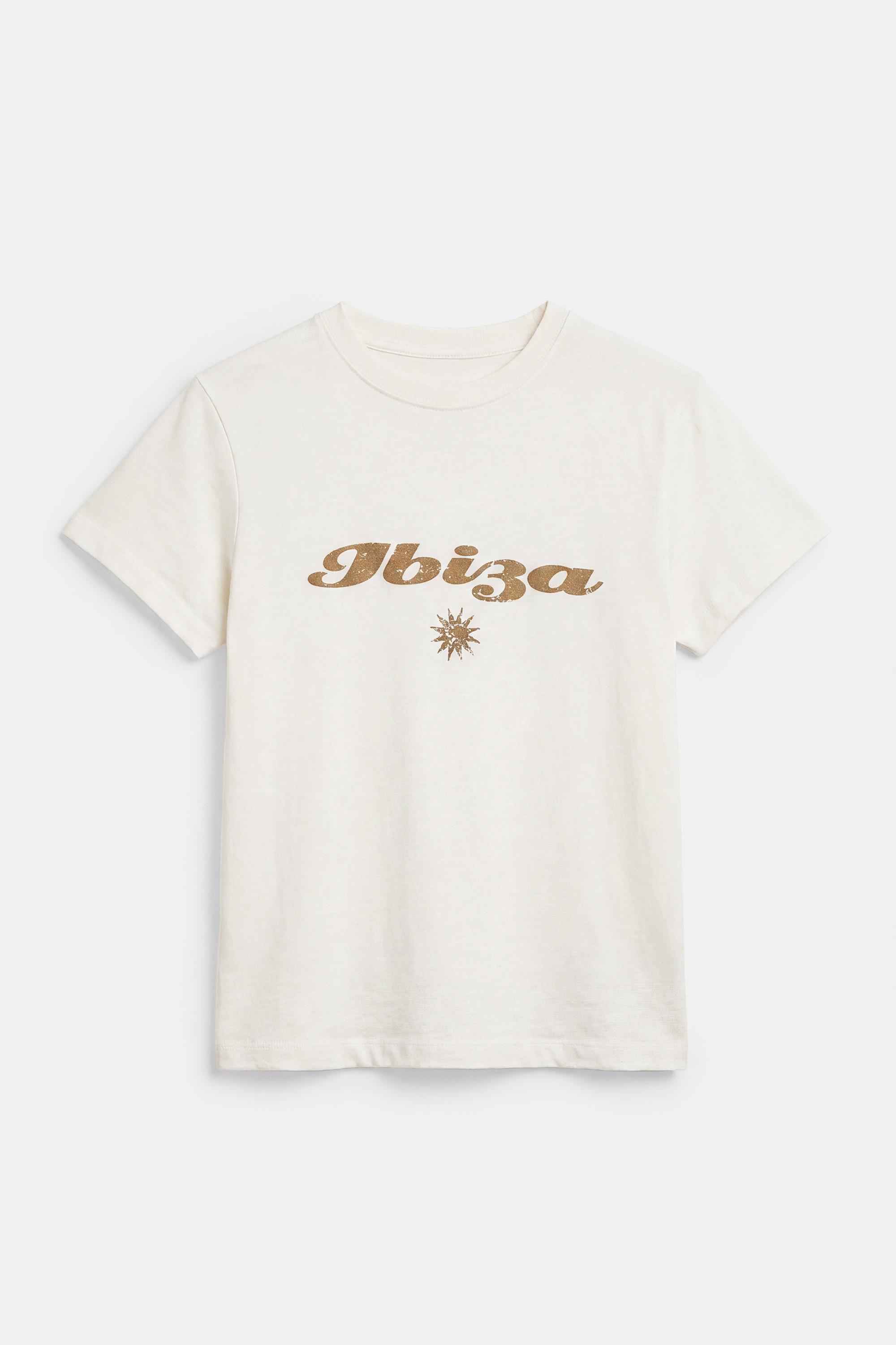 Ibiza graphic T-shirt — Ice