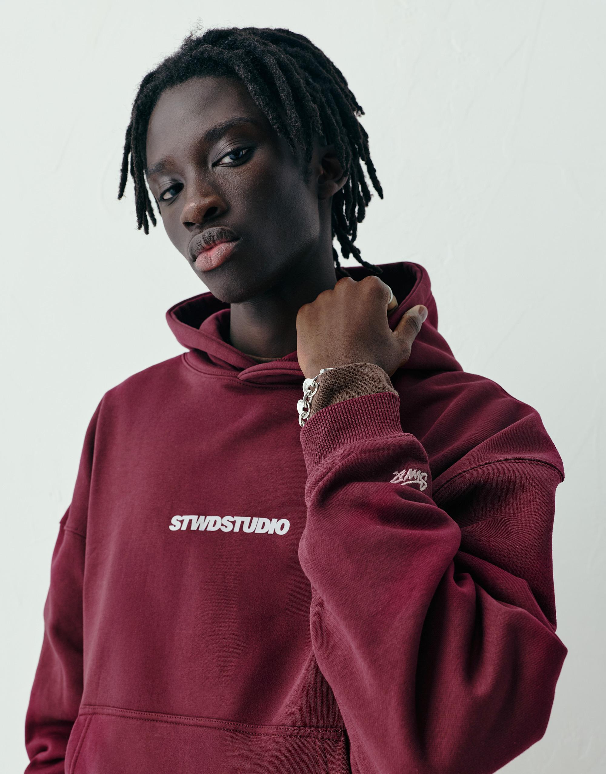 STWD Studio kapüşonlu sweatshirt - Görsel 10