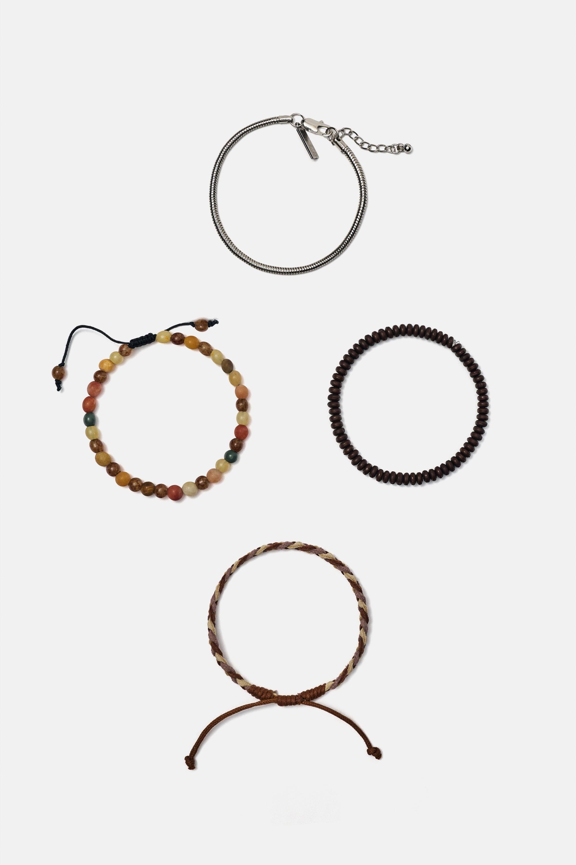 4-pack of beaded bracelets — Others