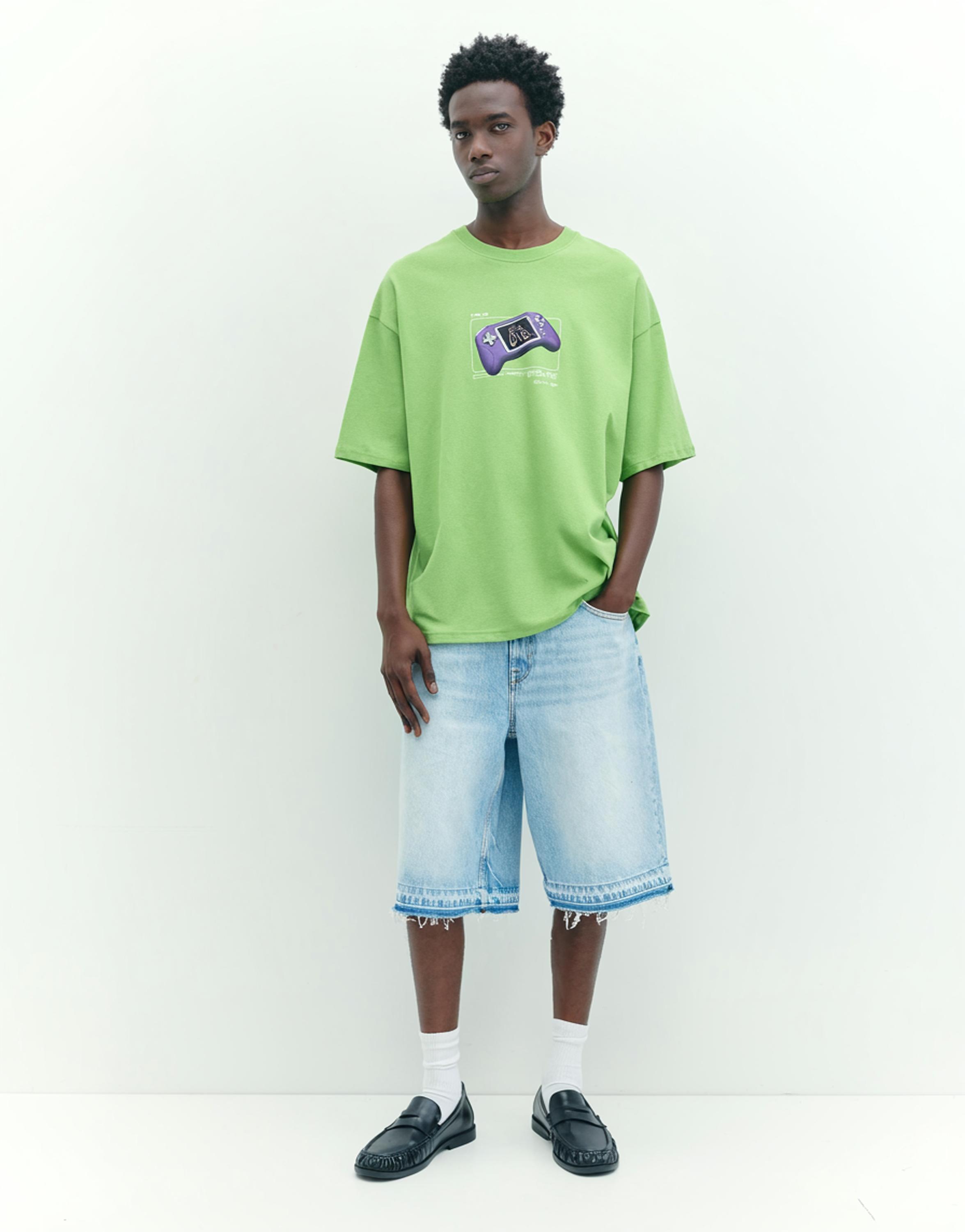 STWD controller graphic T-shirt — Green