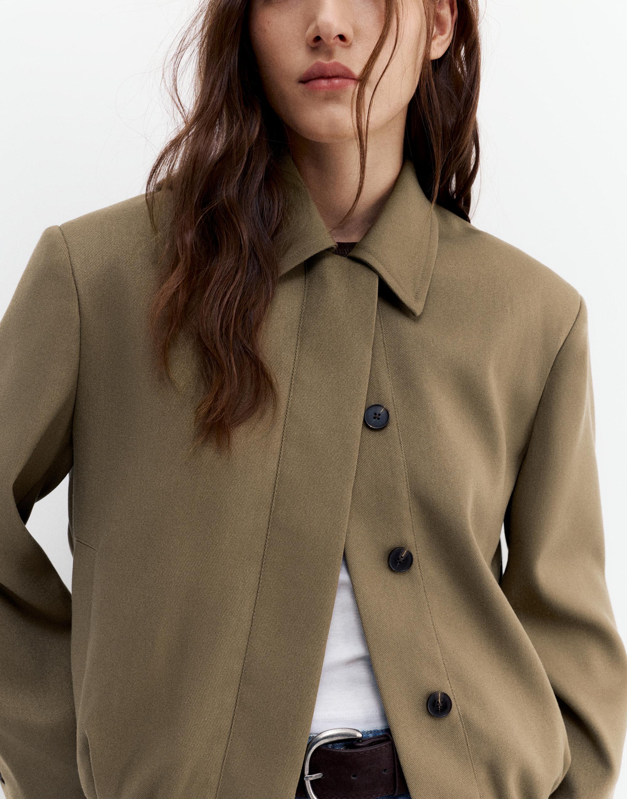 Balon kesim tailored fit ceket - Görsel 4