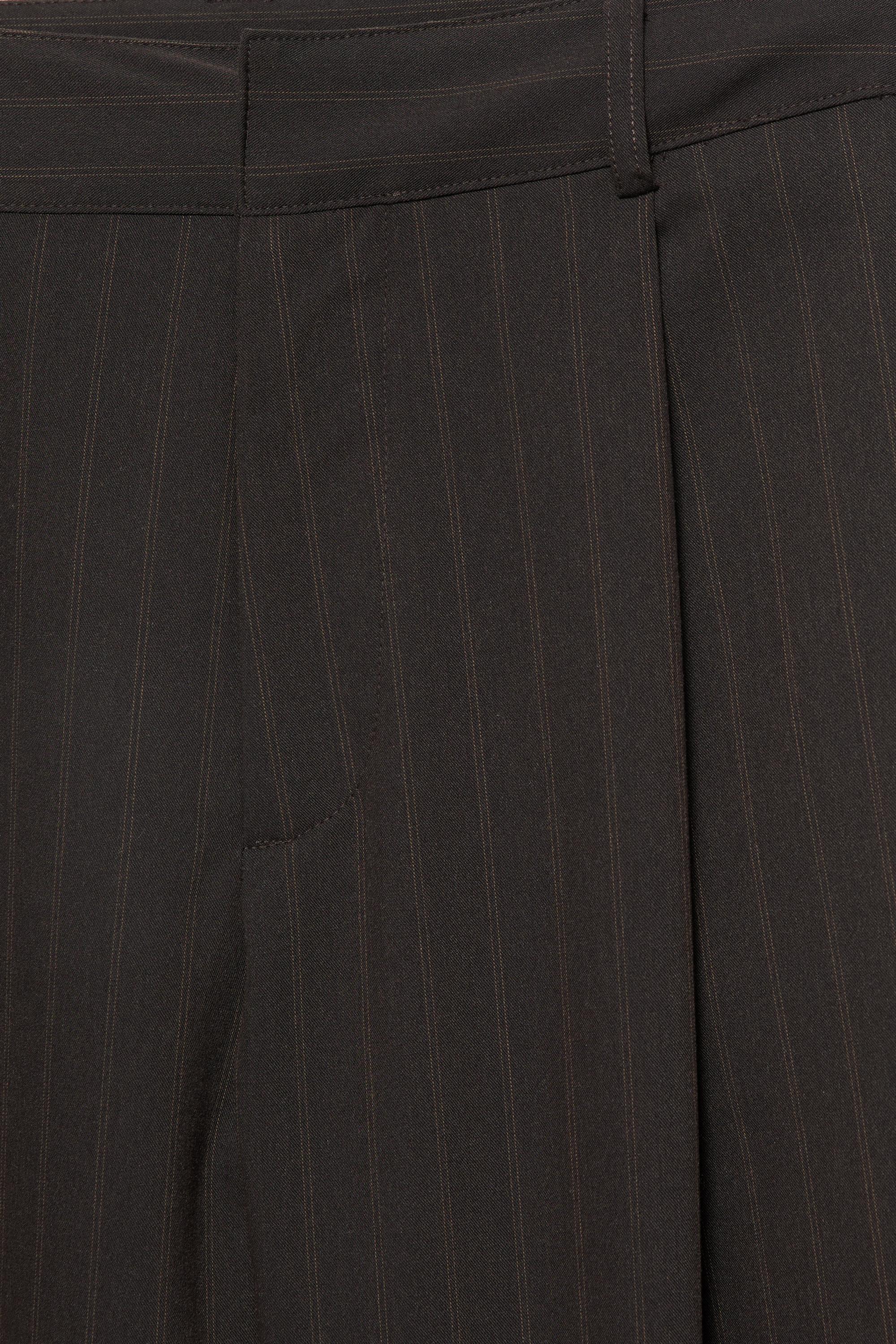 Şalvar pantolon çizgili pileli - Görsel 3