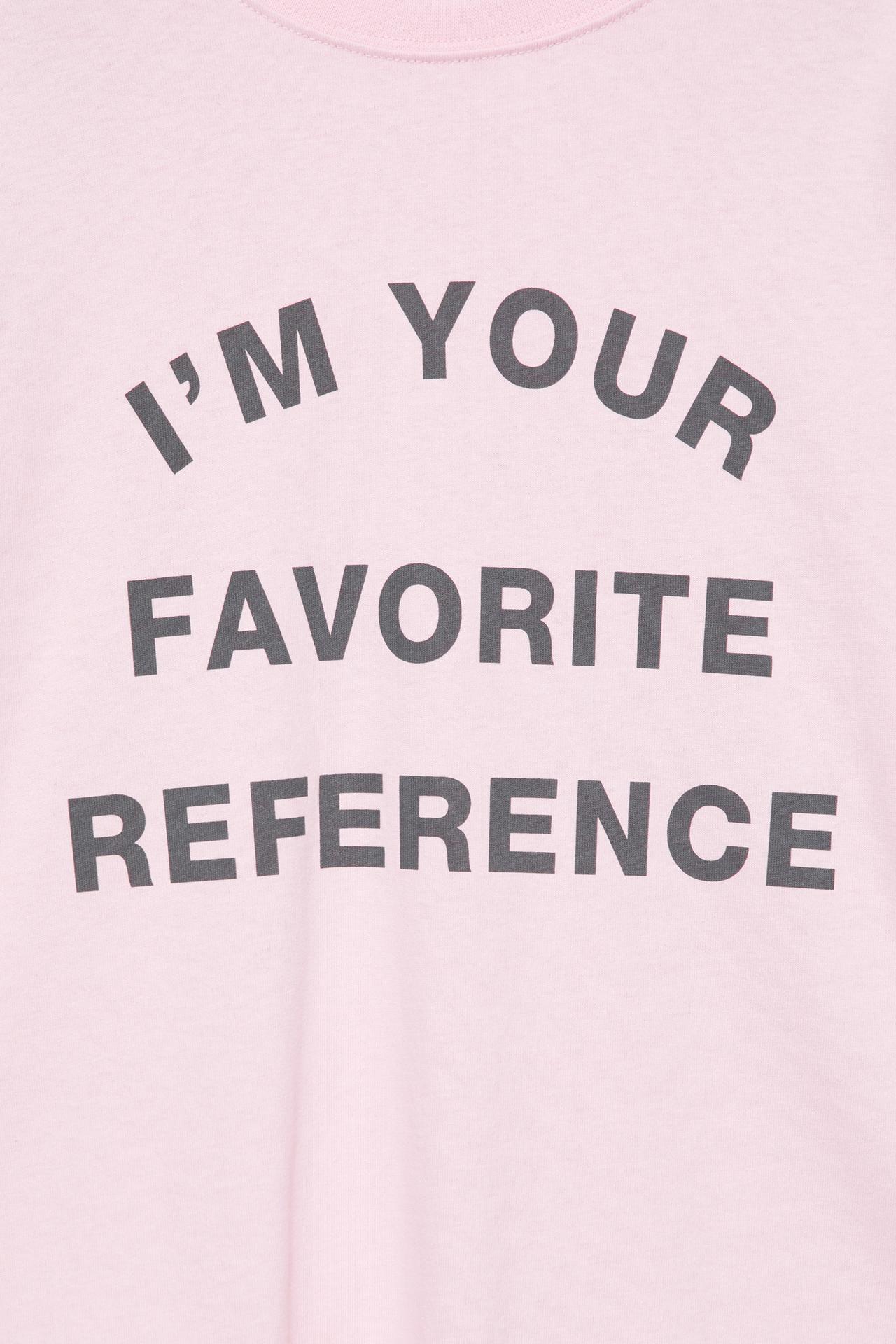 Double graphic T-shirt — Pale pink