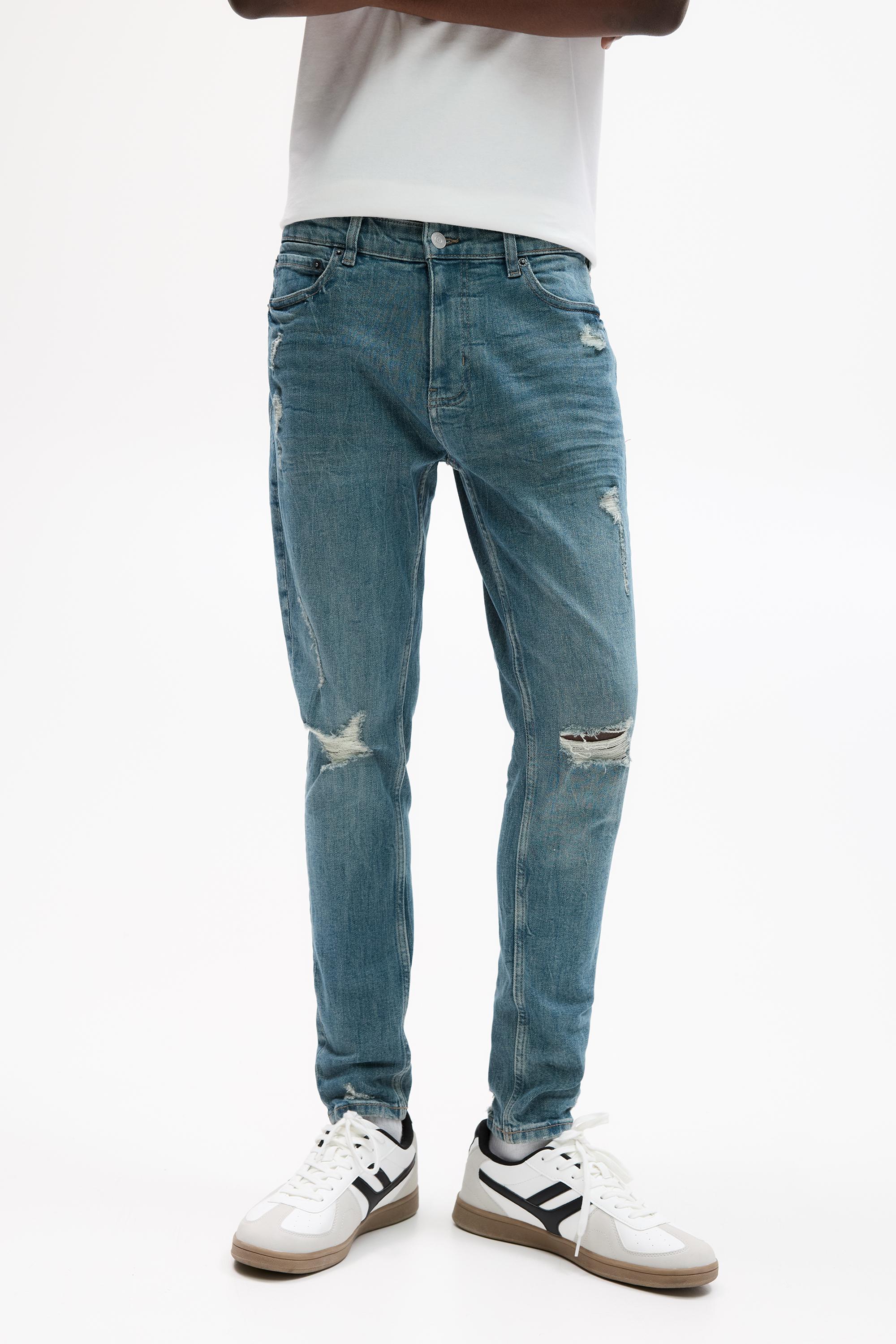 Yırtık skinny jean - Görsel 44