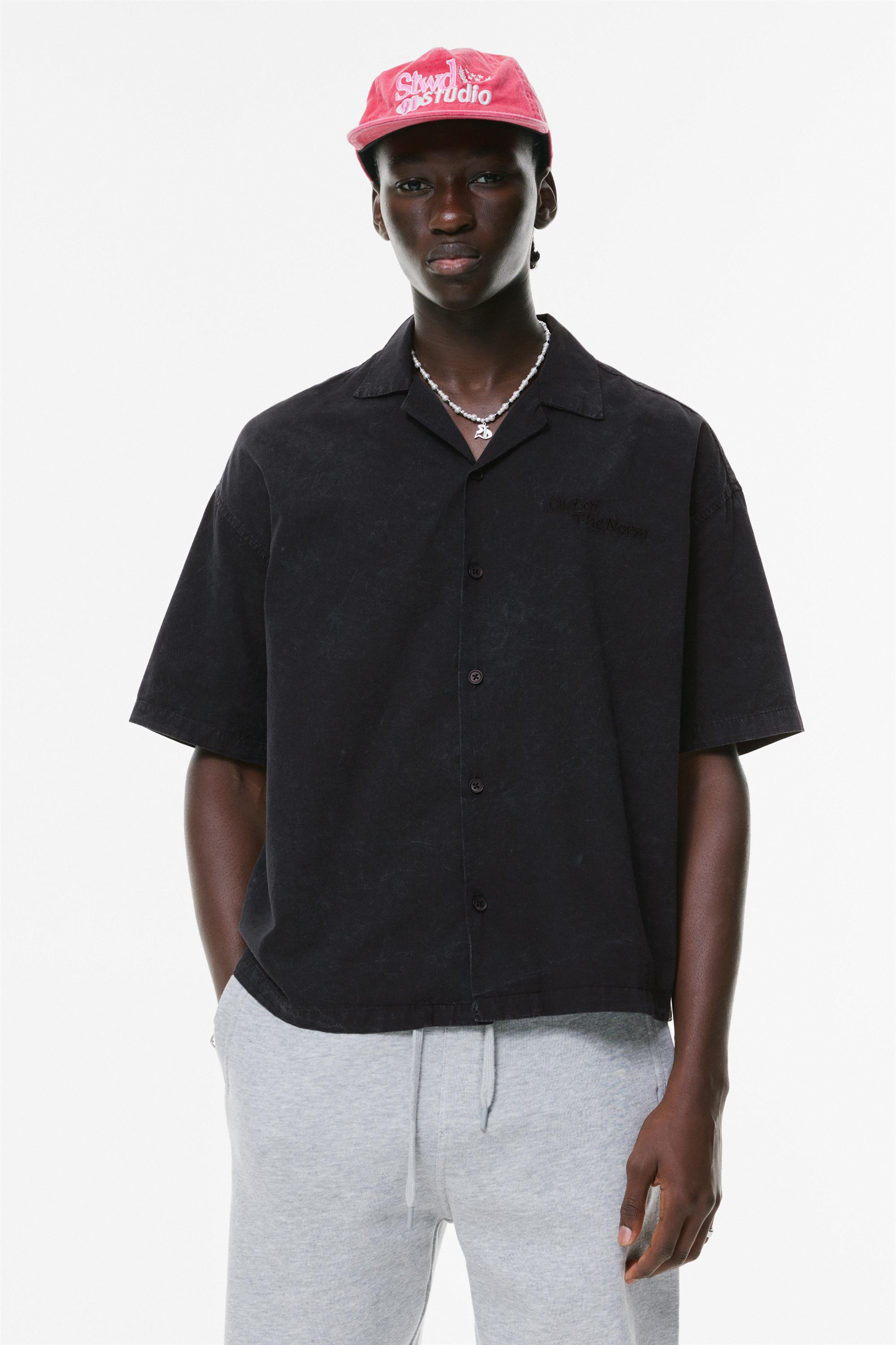 Hemd Mit Sternen-Patch Im Used-Look