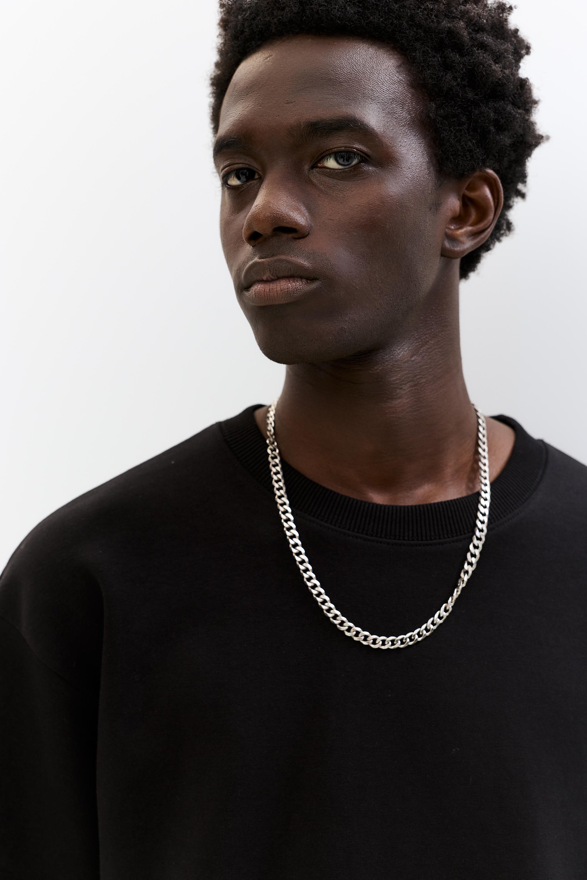 Basic short sleeve sweatshirt — Black