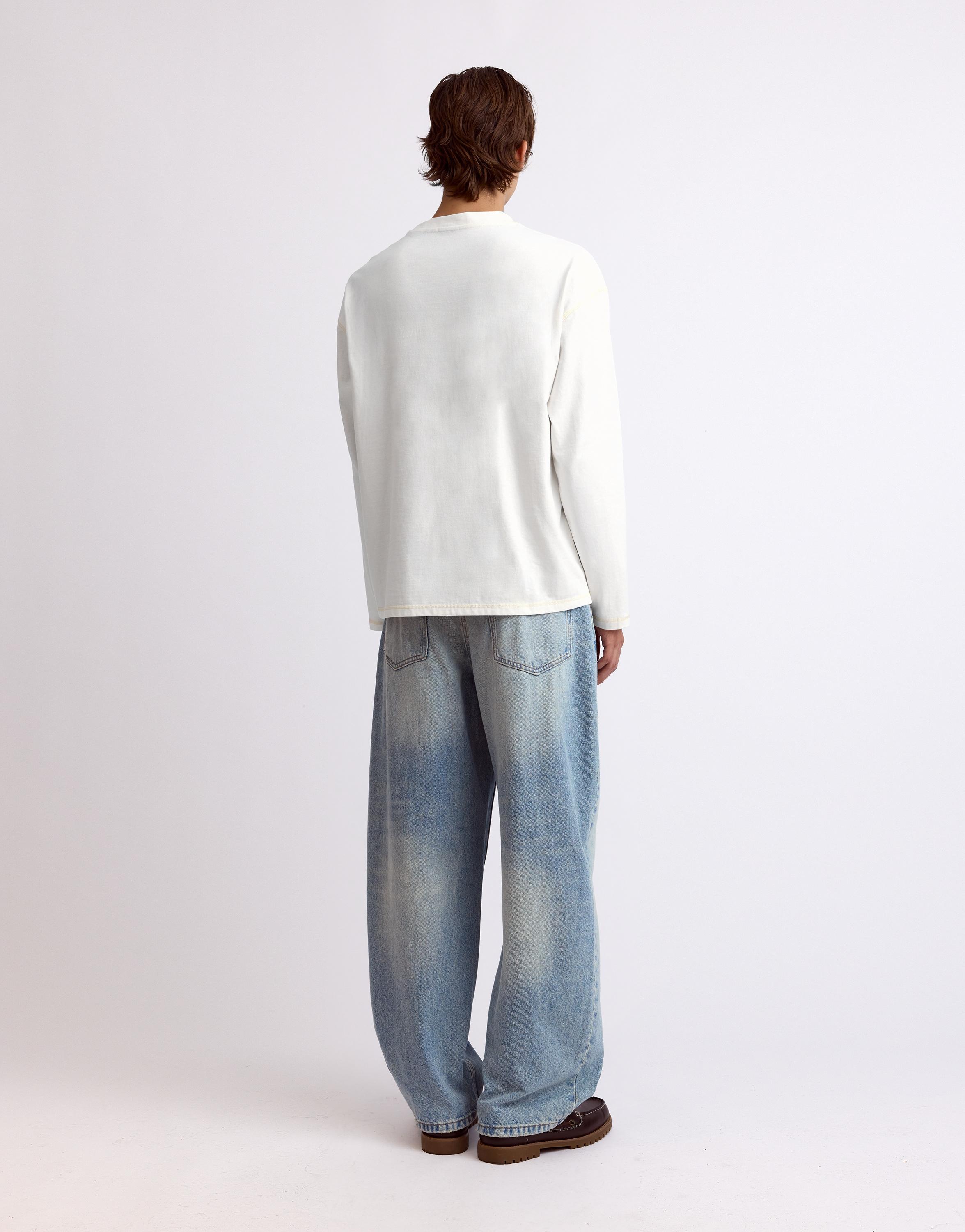 Pull&Bear Relaxed fit uzun kollu tişört görsel 2